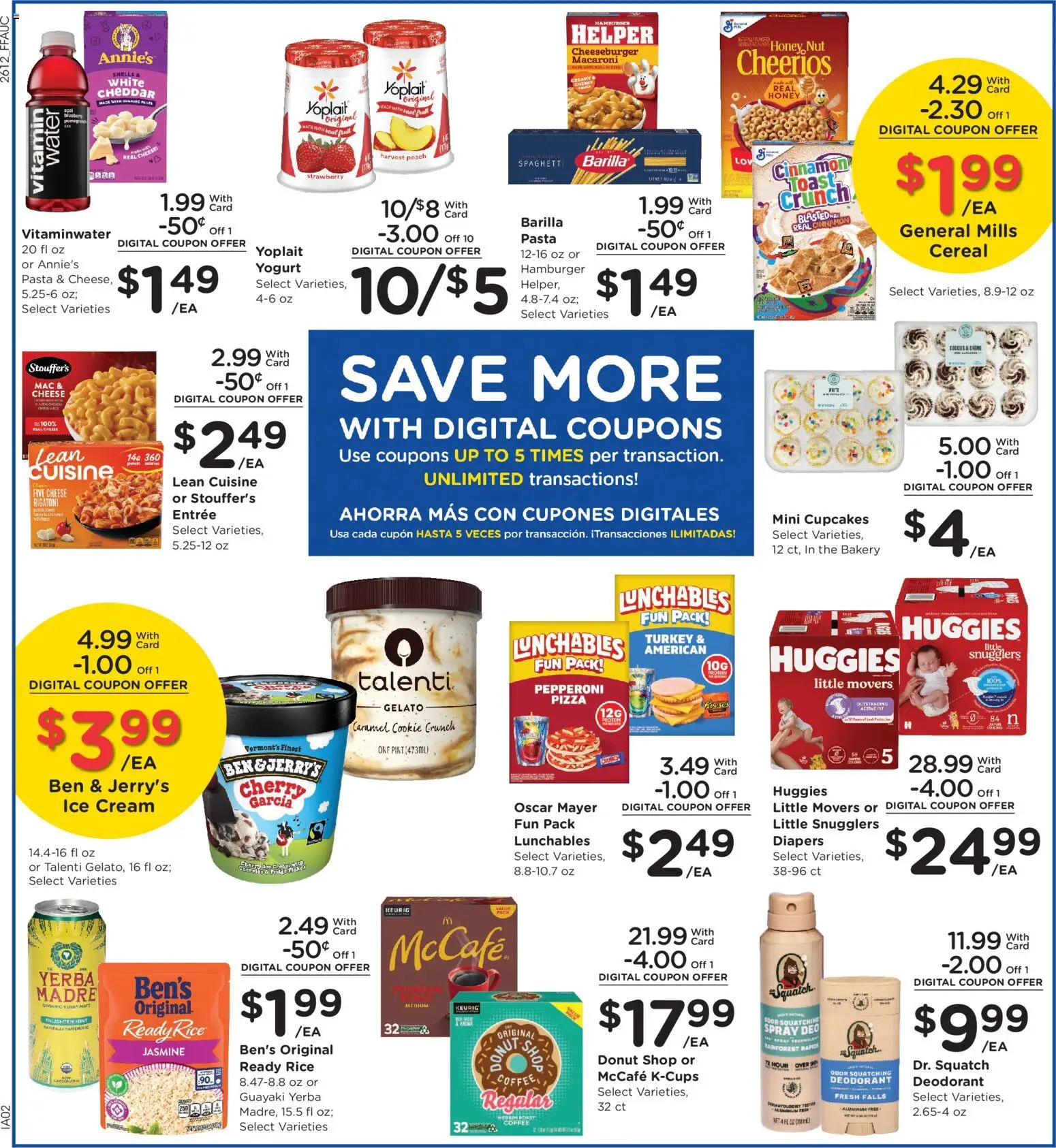 Fry's Food Weekly Ad - valid from 22.04.2026 | Page: 6 | Products: Pizza, Cream, Ice cream, Water
