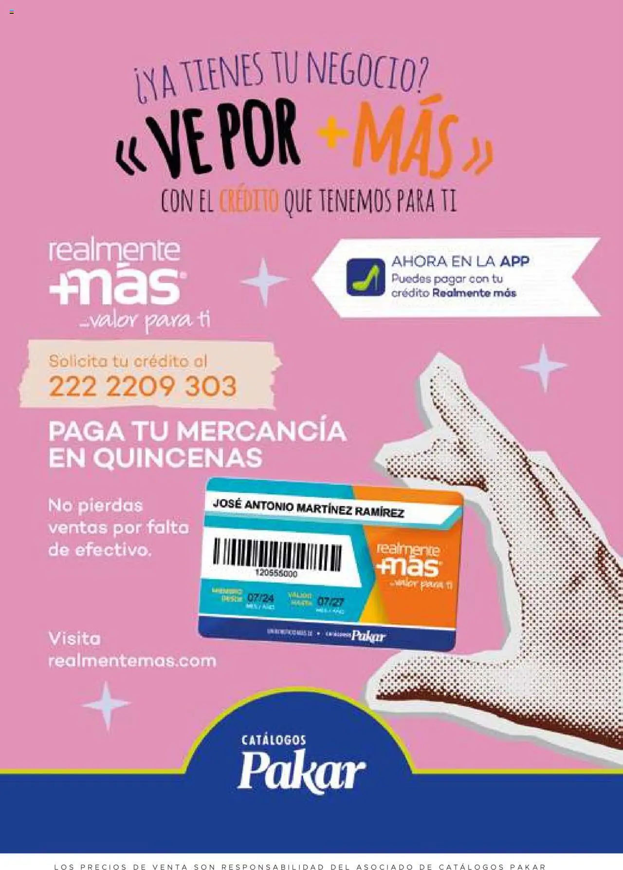 Nuevas ofertas de SC Pakar válidas en toda la República Mexicana desde el 24.07.2025. ¡Encuentra las mejores ofertas en SC Pakar - Catálogo Junior otoño / invierno! | Página: 154