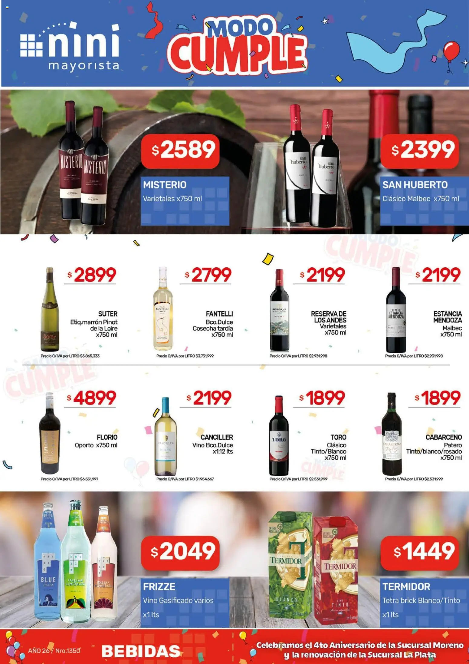 NINI Mayorista - Ofertas │ válido desde el 09.03.2026 | Página: 18 | Productos: Vino