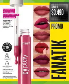 Catálogo CyZone Campaña 4 válido desde el 15.02.2026 | Página: 7 | Productos: Mate, Labial, Aceite