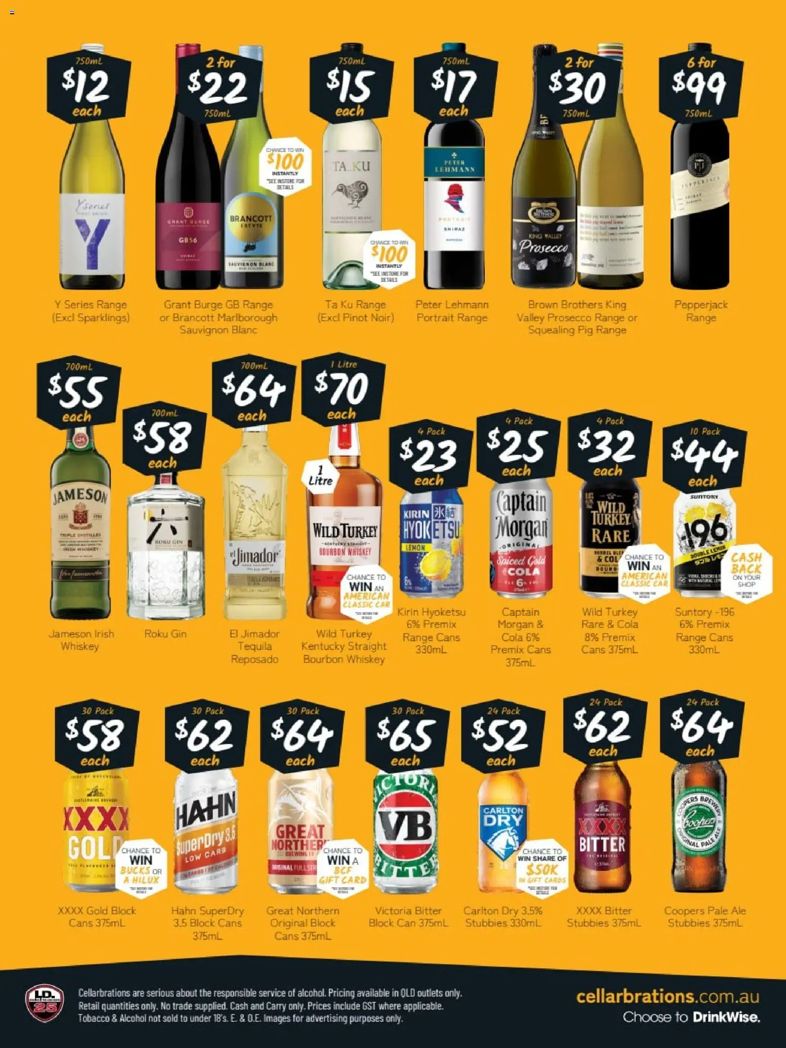Cellarbrations catalogue - valid from 06.04.2026 | Page: 2 | Products: Bourbon, Gin, Whiskey, Turkey