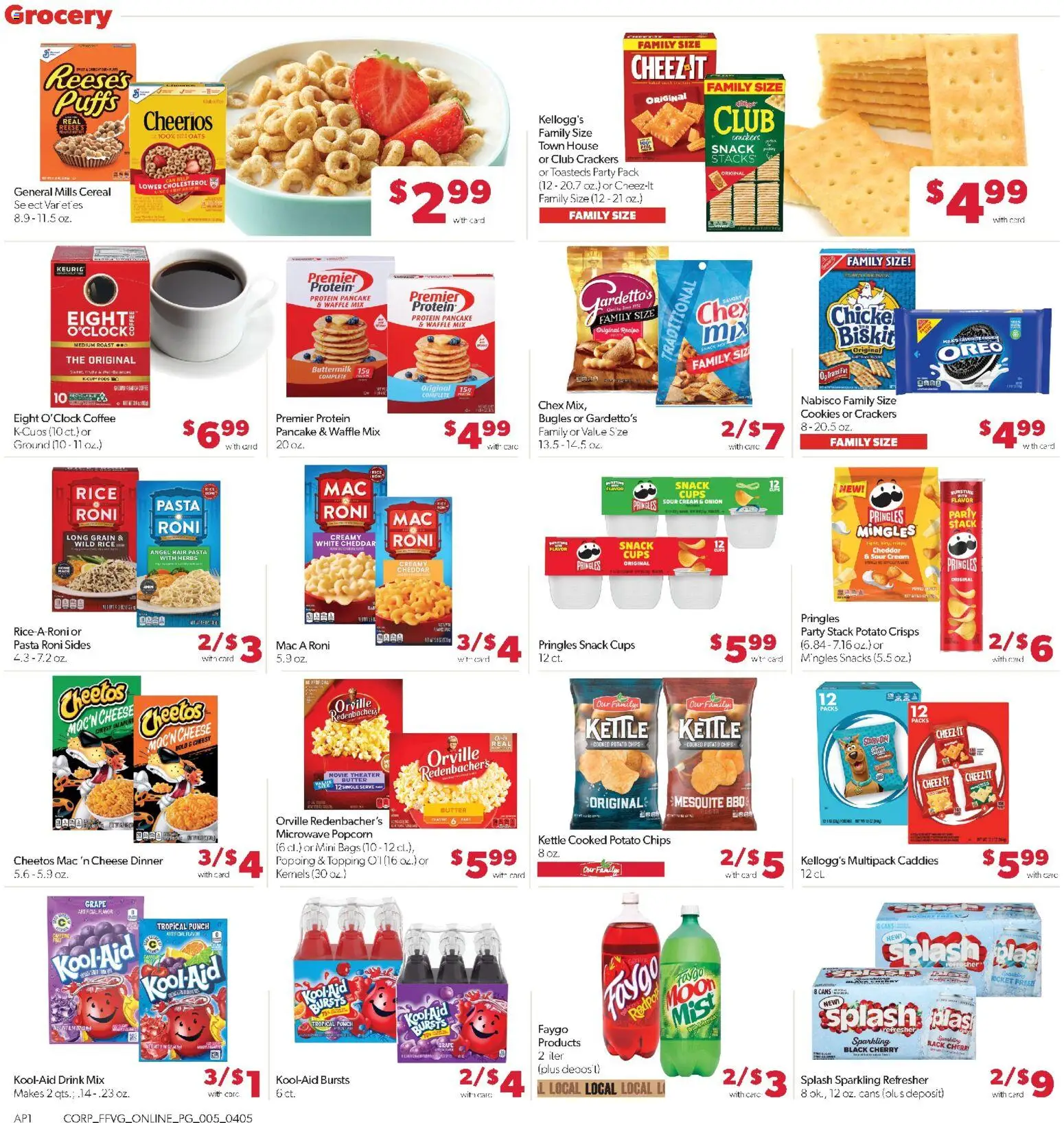 Family Fare Weekly Ad - valid from 05.04.2026 | Page: 9 | Products: Cheese, Rice, Chips, Kettle