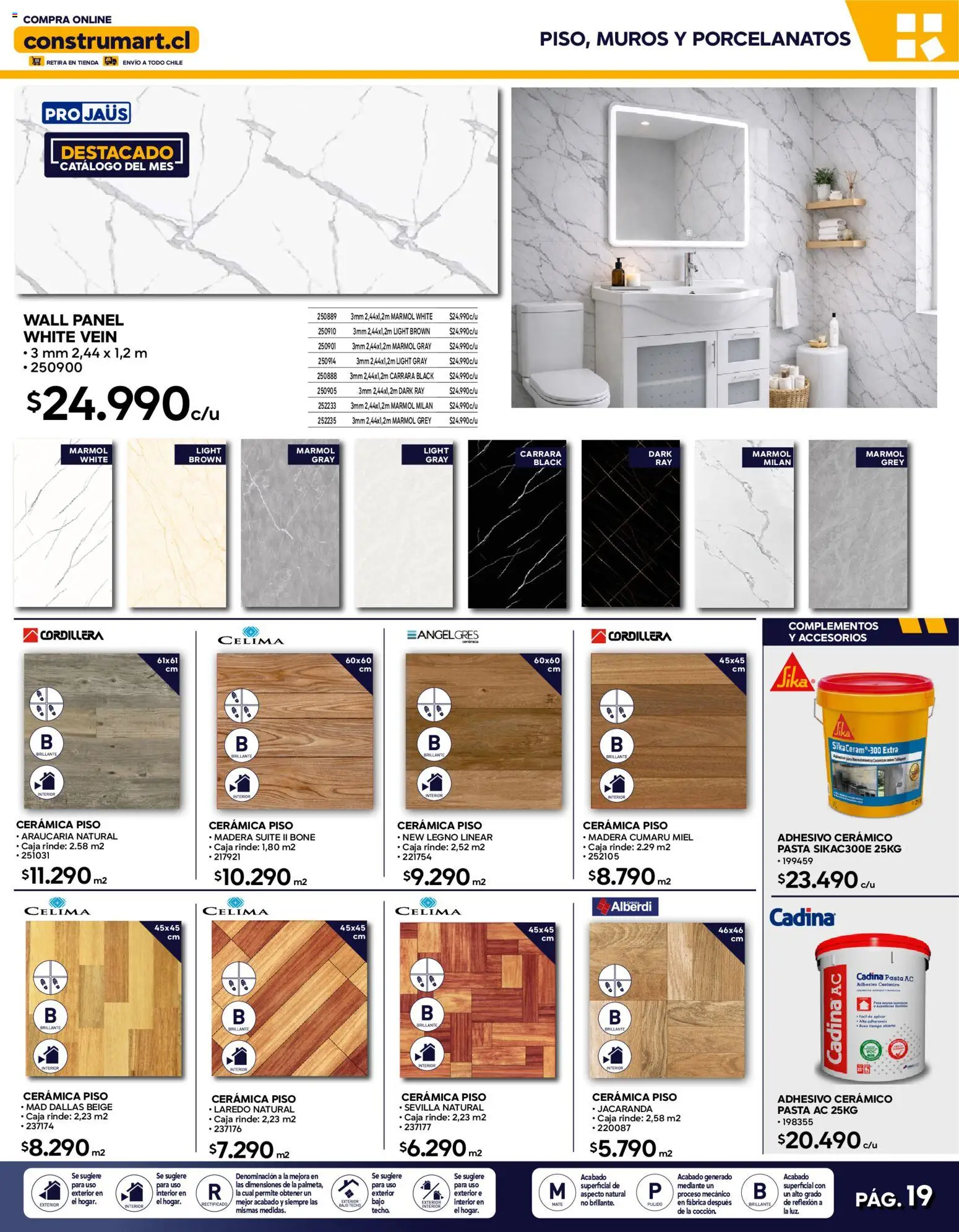 Construmart Ofertas │ válido desde el 01.03.2026 | Página: 19 | Productos: Caja, Cerámico, Pasta