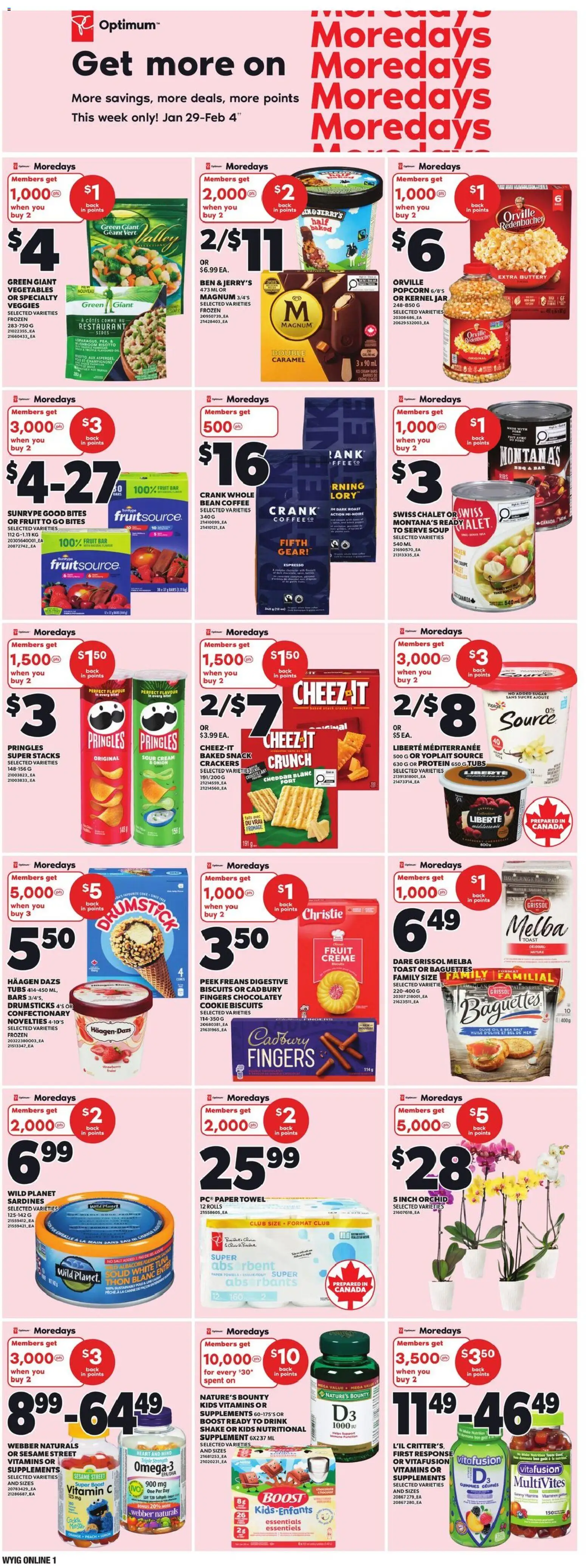 Loblaws flyer valid from 29.01.2026 | Page: 7 | Products: Sour cream, Cream, Coffee, Chocolate