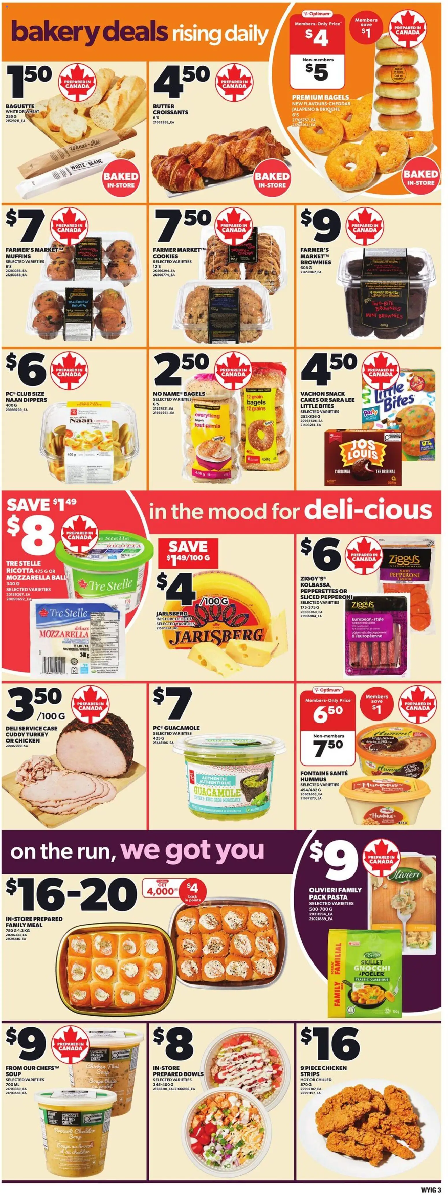 Loblaws flyer valid from 01.01.2026 | Page: 6 | Products: Pasta, Cookies, Bakery, Pizza