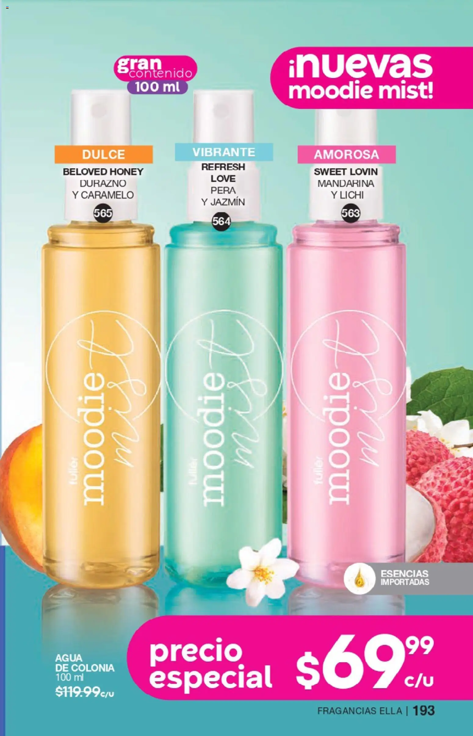 Nuevas ofertas de Fuller válidas en toda la República Mexicana desde el 04.02.2026. ¡Encuentra las mejores ofertas en Fuller campaña 22 2026! | Página: 195 | Productos: Pera, Durazno, Agua, Esencias