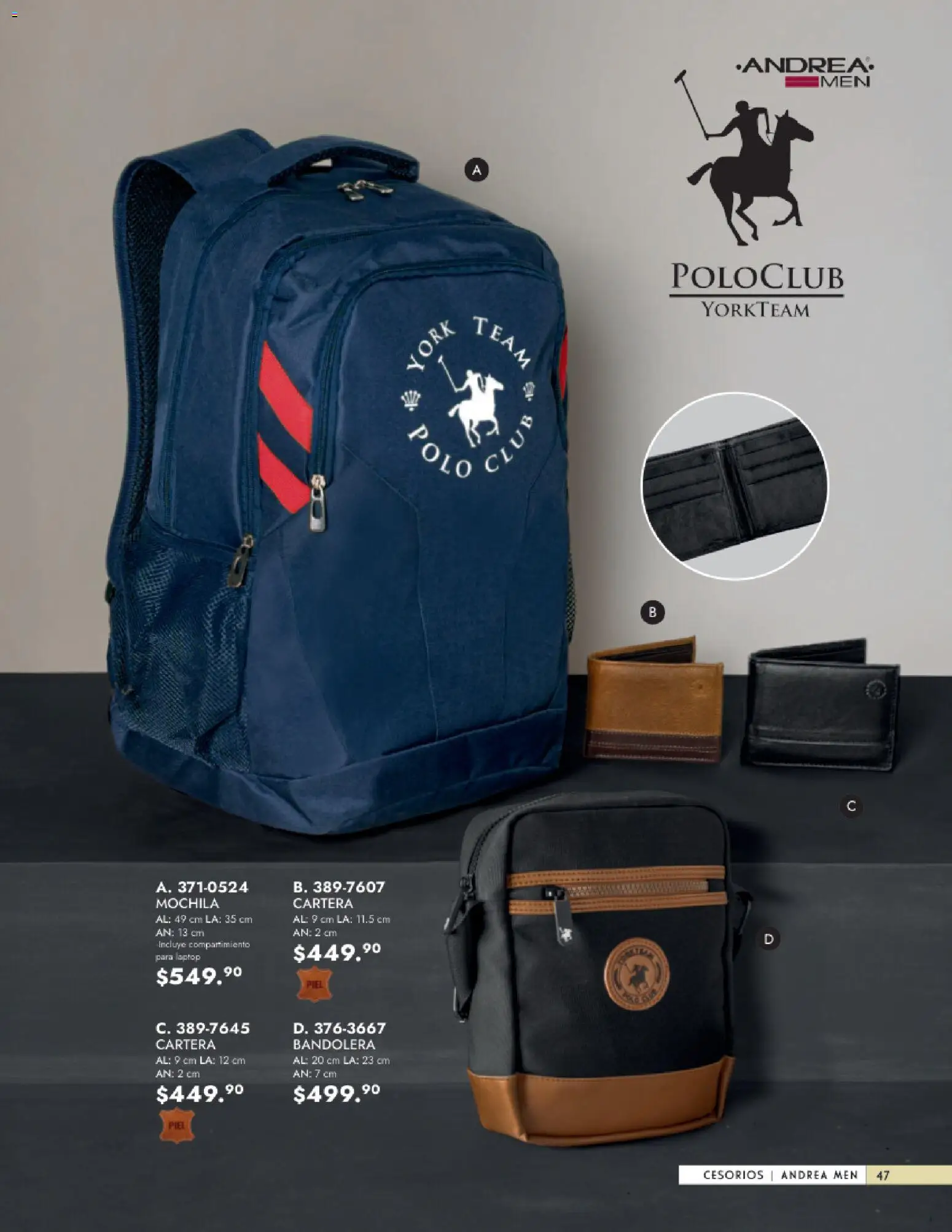 Nuevas ofertas de Andrea válidas en toda la República Mexicana desde el 25.01.2026. ¡Encuentra las mejores ofertas en Andrea catálogo Primavera! | Página: 47 | Productos: Mochila