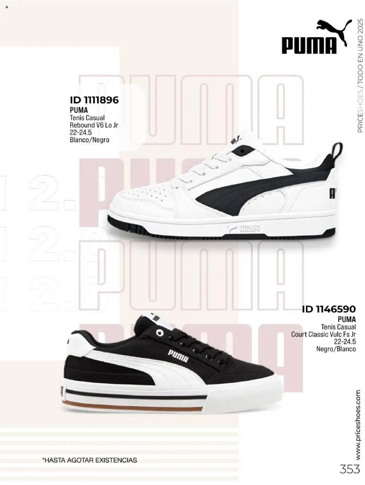Nuevas ofertas de Price Shoes válidas en toda la República Mexicana desde el 05.05.2025. ¡Encuentra las mejores ofertas en Price Shoes catálogo Todo En 1 2025! | Página: 351 | Productos: Tenis