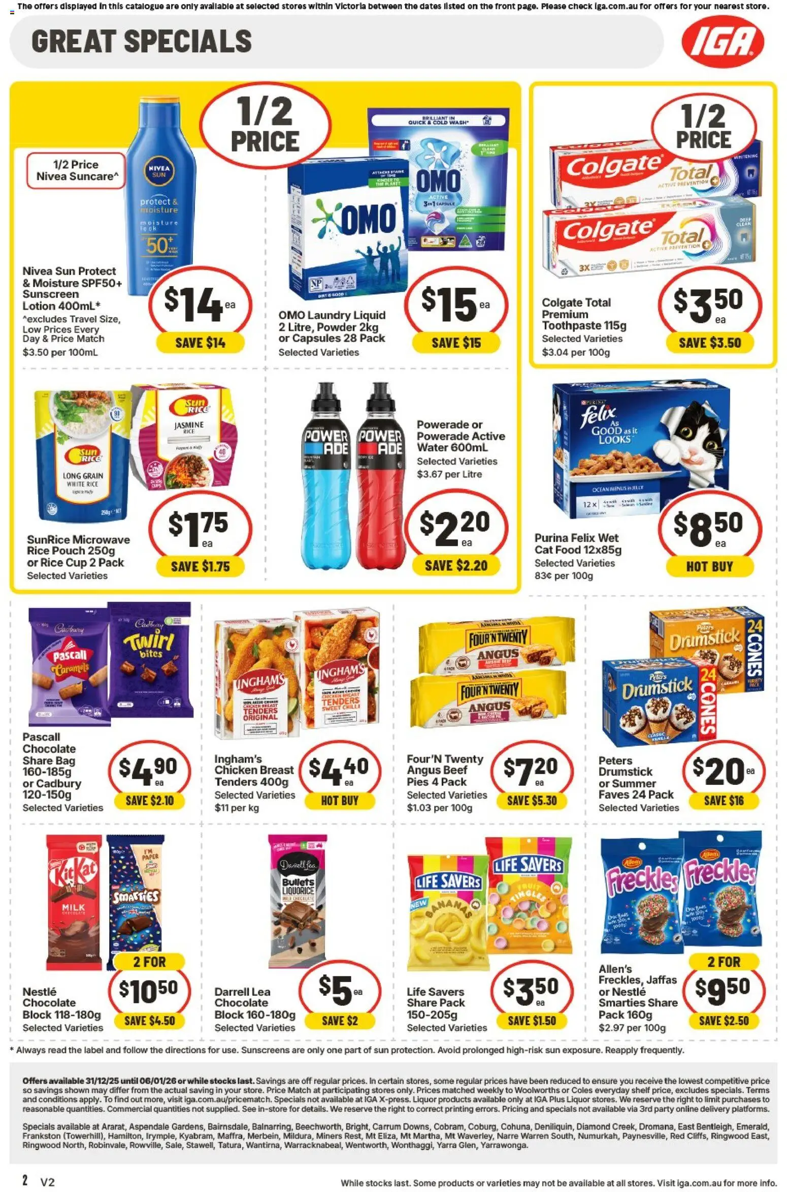 IGA catalogue - valid from 31.12.2025 | Page: 31 | Products: Shampoo, Mouthwash, Toothbrush, Treatment