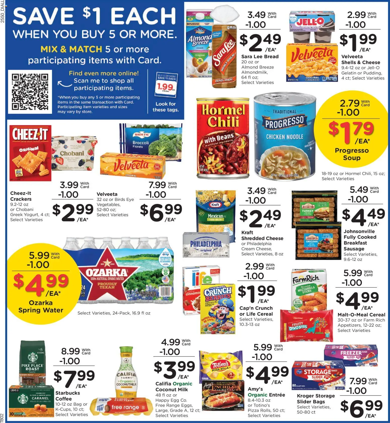 Dillons Weekly Ad - KS - valid from 14.01.2026 | Page: 4 | Products: Milk, Bread, Cream, Freezer