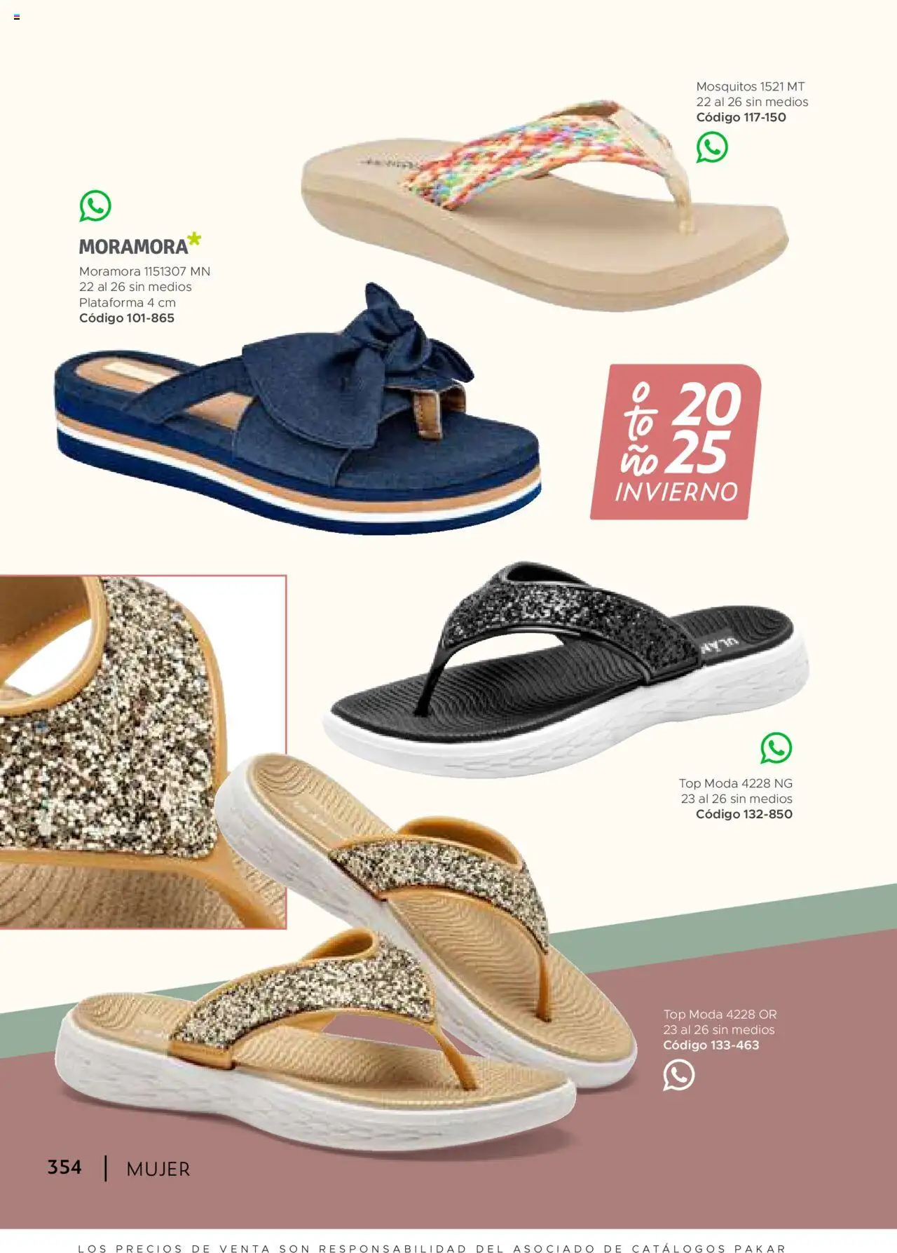 Nuevas ofertas de SC Pakar válidas en toda la República Mexicana desde el 24.07.2025. ¡Encuentra las mejores ofertas en SC Pakar Catálogo Mujer otoño / invierno! | Página: 354 | Productos: Top