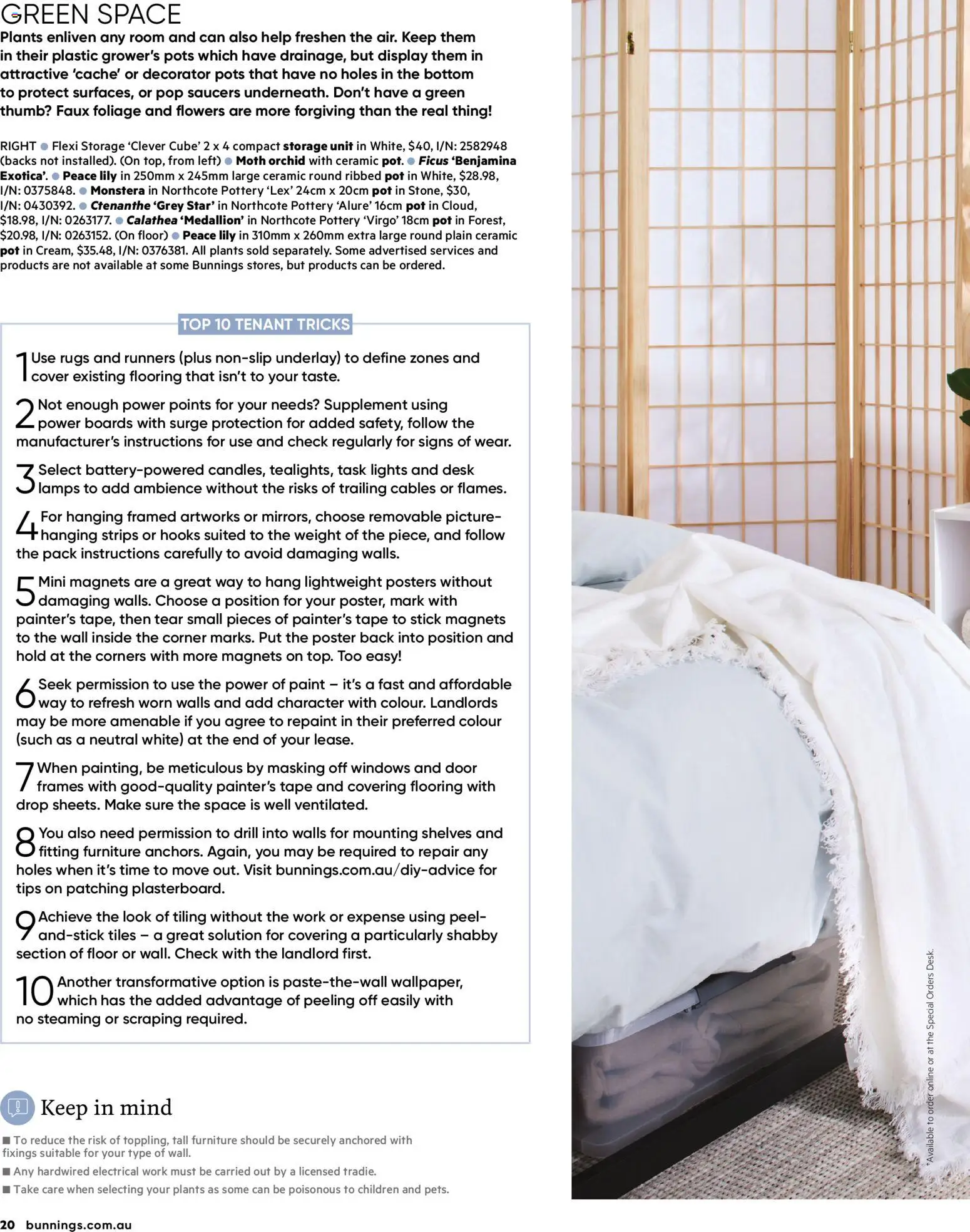 Bunnings Warehouse catalogue - valid from 01.02.2026 | Page: 20 | Products: Pot, Picture, Flooring, Weight