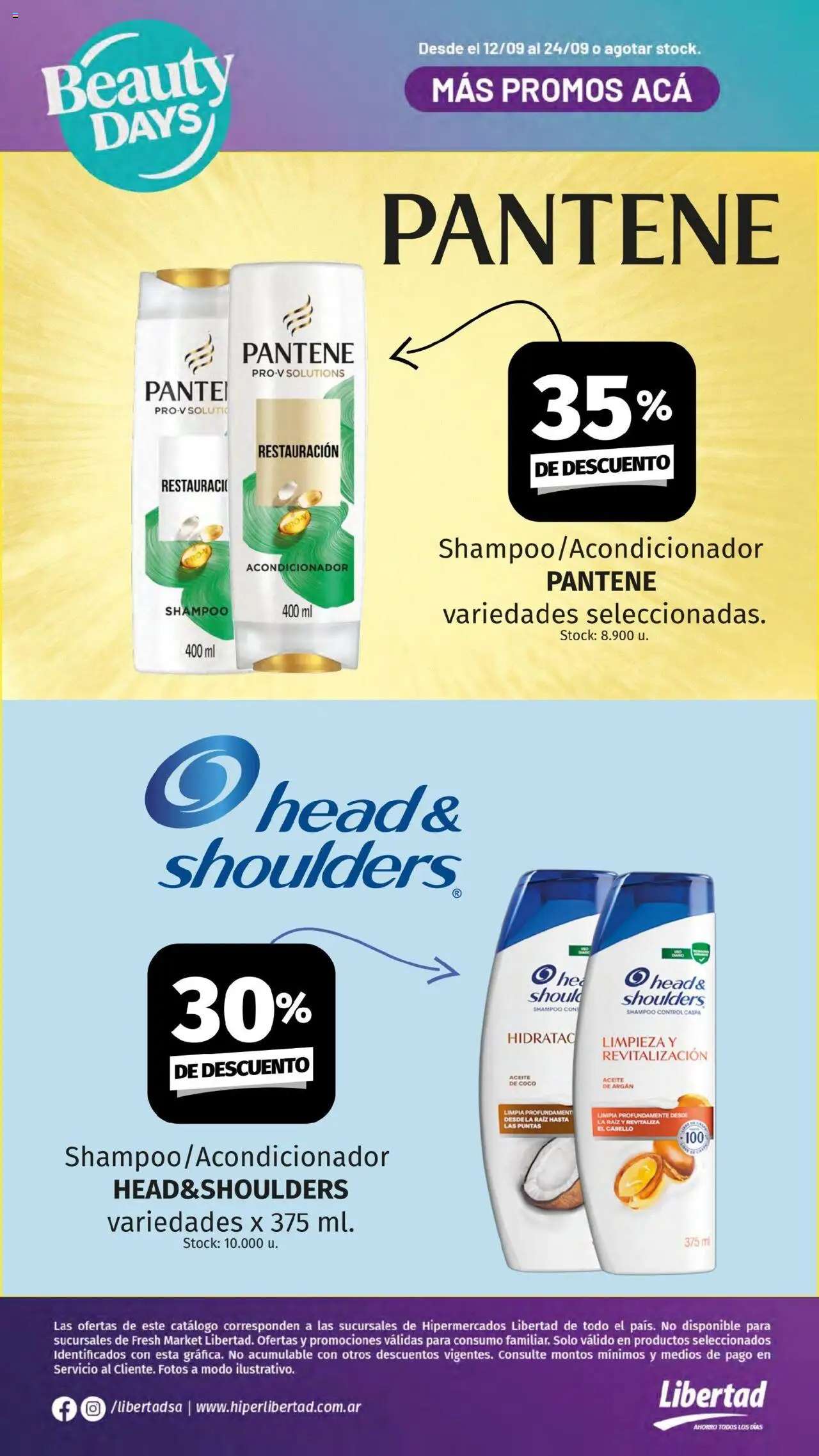 Hipermercado Libertad - Especial Beauty Days │ válido desde el 12.09.2025 | Página: 5 | Productos: Aceite, Shampoo, Acondicionador