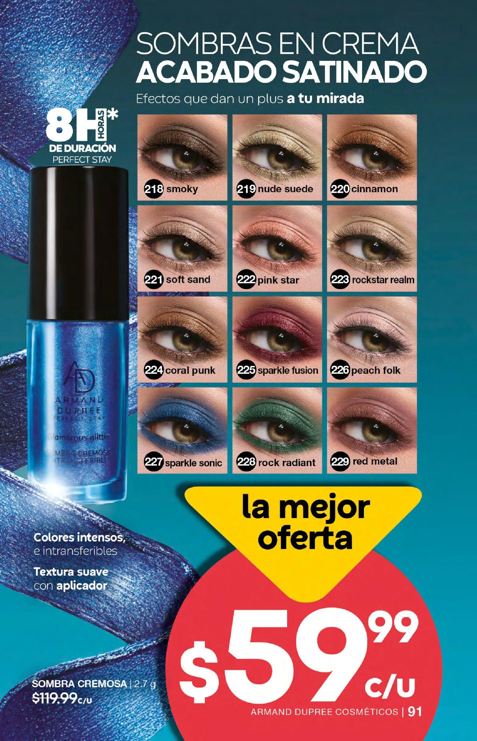 Nuevas ofertas de Fuller válidas en toda la República Mexicana desde el 04.03.2026. ¡Encuentra las mejores ofertas en Fuller campaña 24 2026! | Página: 91 | Productos: Crema, Sombra