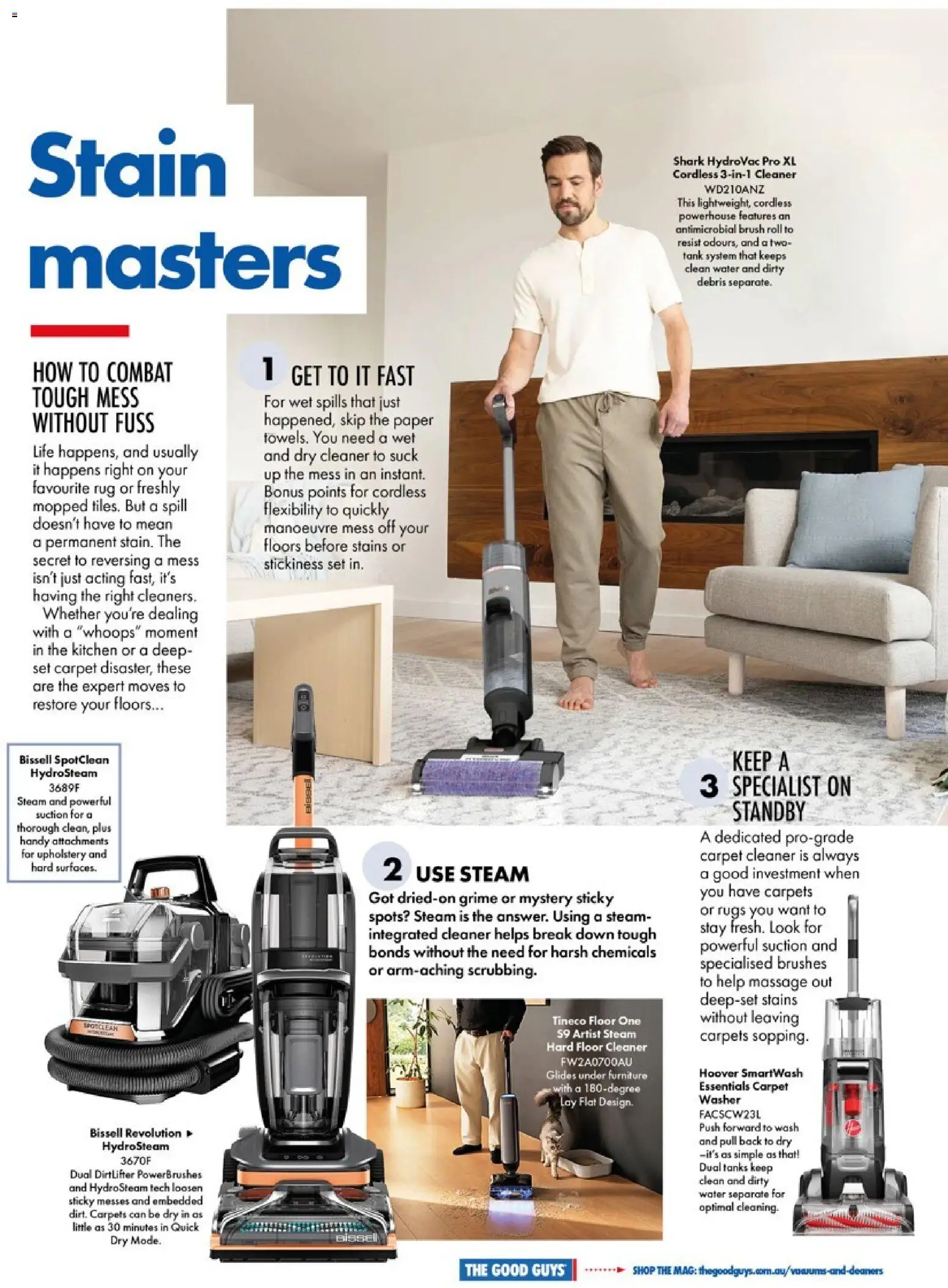 The Good Guys catalogue - valid from 18.03.2026 | Page: 8 | Products: Carpet, Brush, Cleaner, Washer