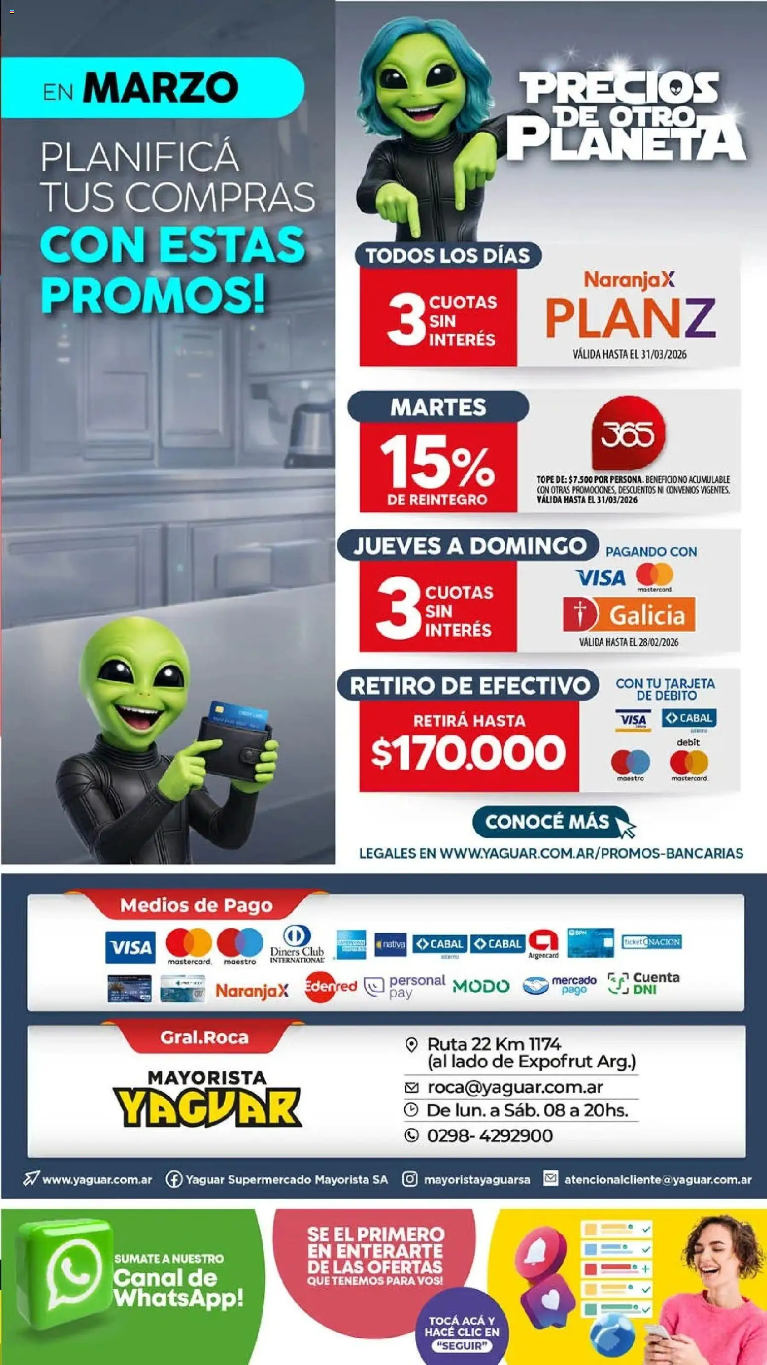Yaguar - Oferta Semanal General Roca │ válido desde el 11.03.2026 | Página: 19