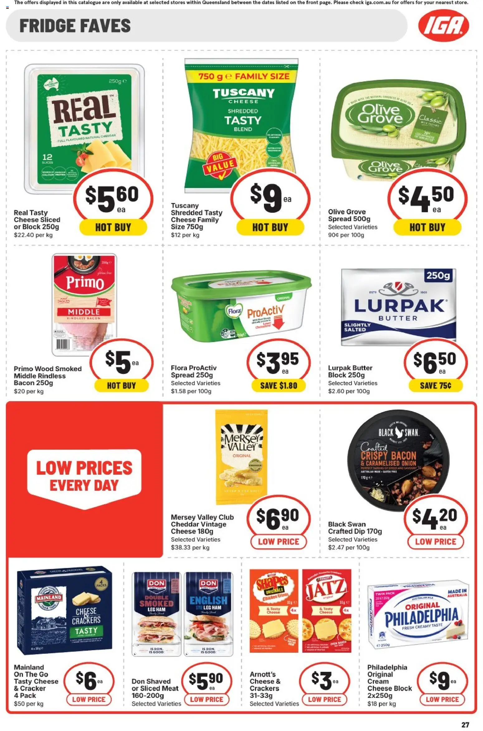 IGA catalogue - valid from 07.01.2026 | Page: 30 | Products: Butter, Chicken, Cream, Fridge