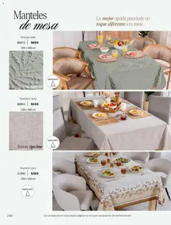 Vista previa de Vianney catálogo Primavera, nuevo folleto de la tienda, válido en México a partir del 07.03.2025 | Página: 252 | Productos: Mantel, Repelente, Mesa