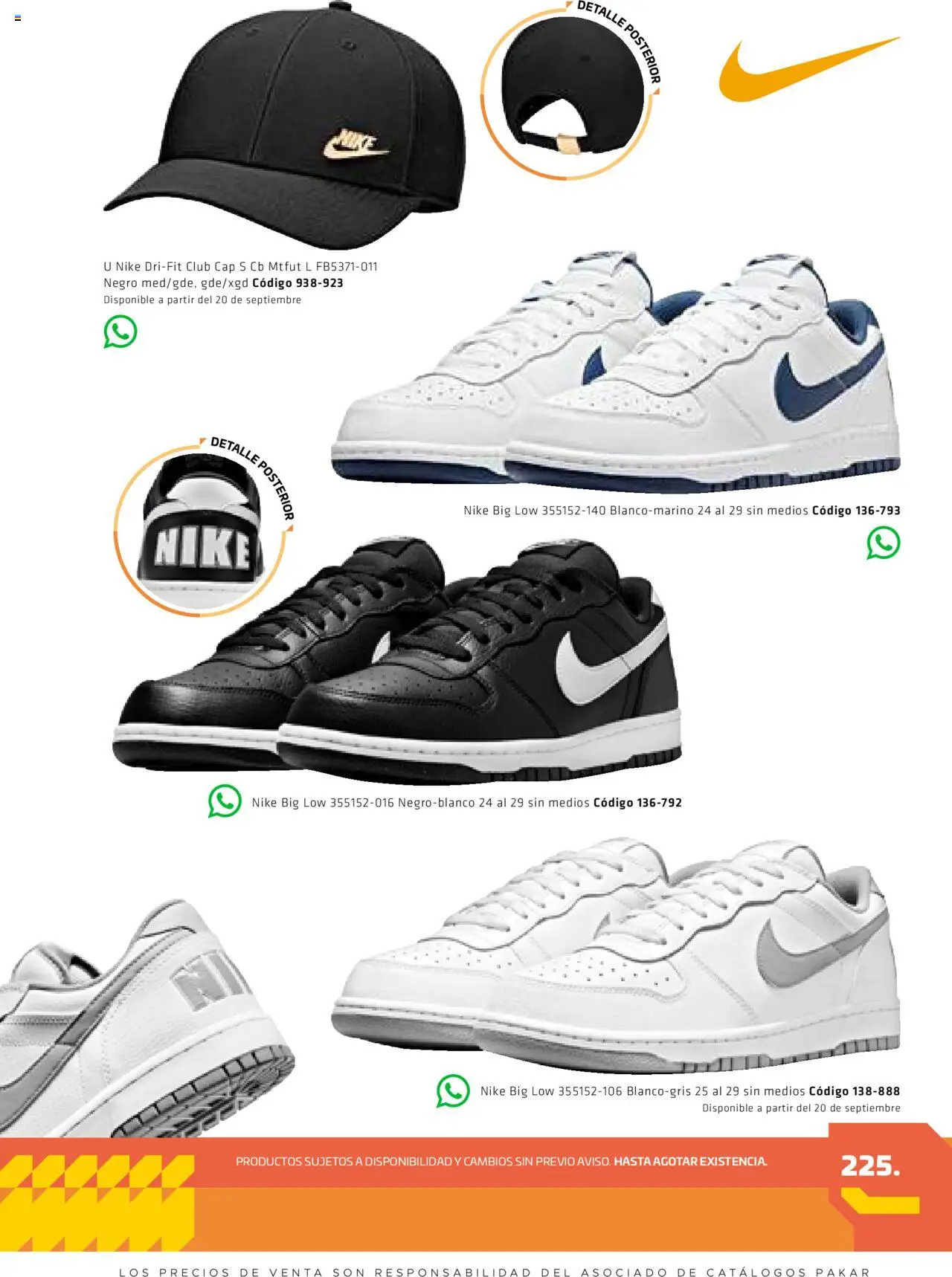 Nuevas ofertas de SC Pakar válidas en toda la República Mexicana desde el 29.08.2025. ¡Encuentra las mejores ofertas en SC Pakar - Catálogo Otoño Men Tomo 1! | Página: 225