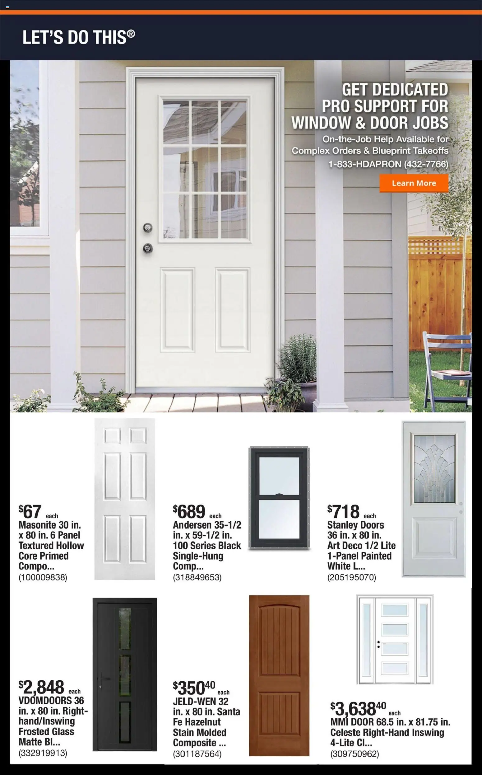 Home Depot Shop Pro Ad - FL - valid from 23.02.2026 | Page: 3 | Products: Masonite
