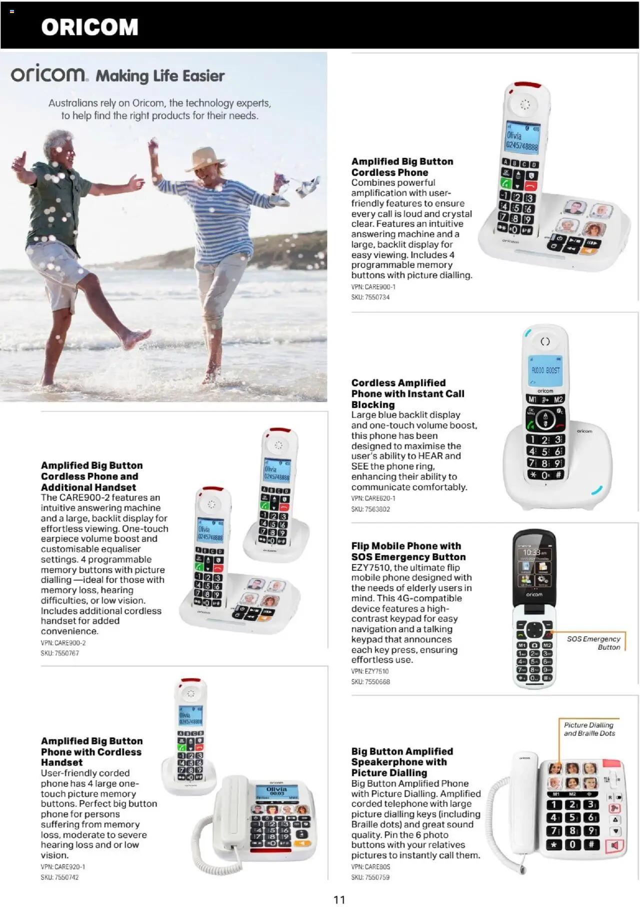 Mitre 10 catalogue - valid from 08.10.2025 | Page: 11 | Products: Phone, Device, Audio, Answering machine