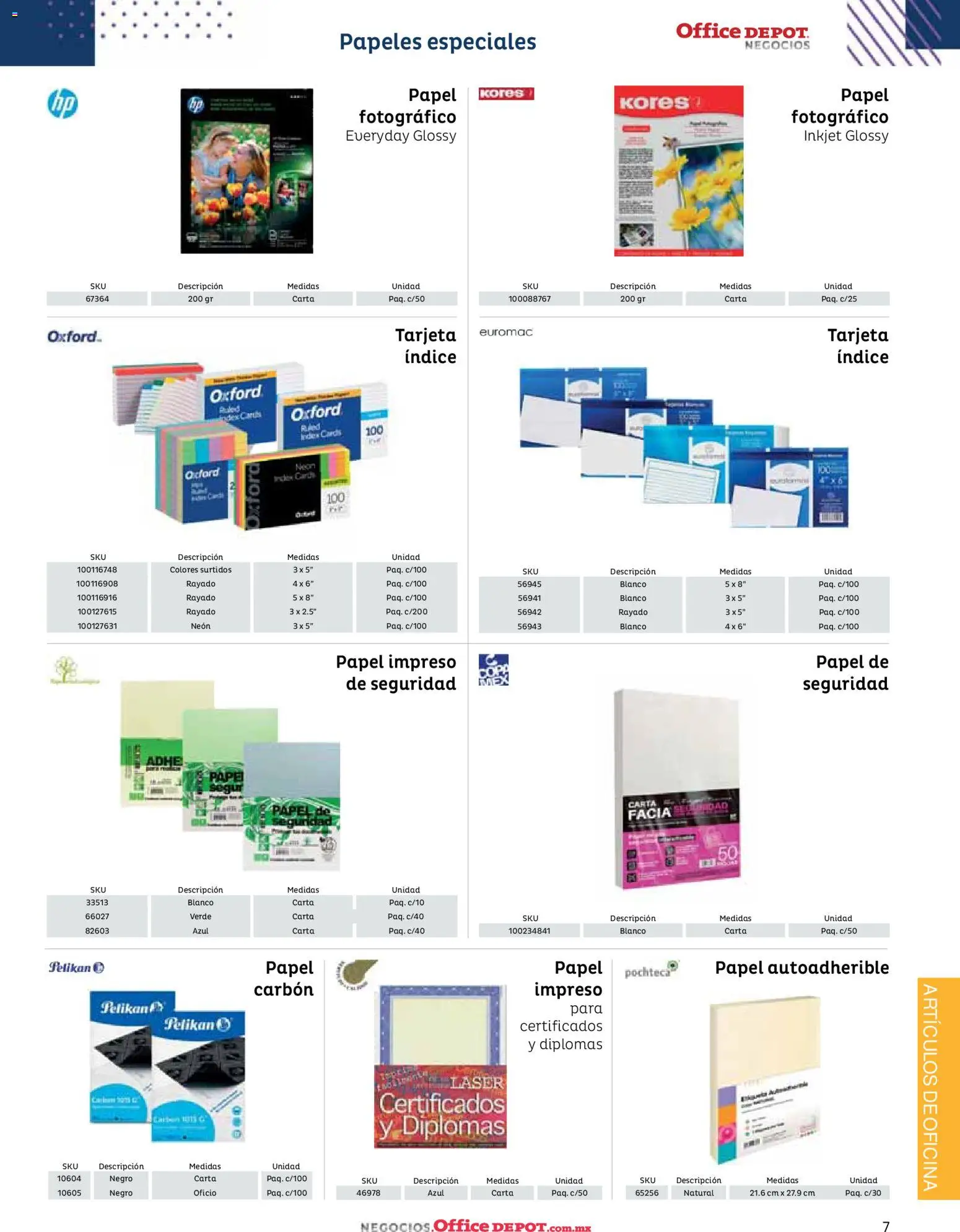 Nuevas ofertas de Office Depot válidas en toda la República Mexicana desde el 12.01.2026. ¡Encuentra las mejores ofertas en Office Depot catálogo 2026! | Página: 9