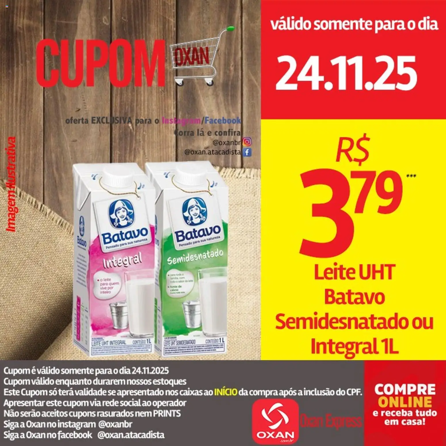 Oxan Atacadista Folheto - válido de 24.11.2025 | Página: 15 | Produtos: Leite
