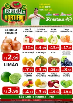 Mateus - Ofertas Hortifruti - Pré-Visualização do folheto da loja Mateus, válido de 21.02.2026