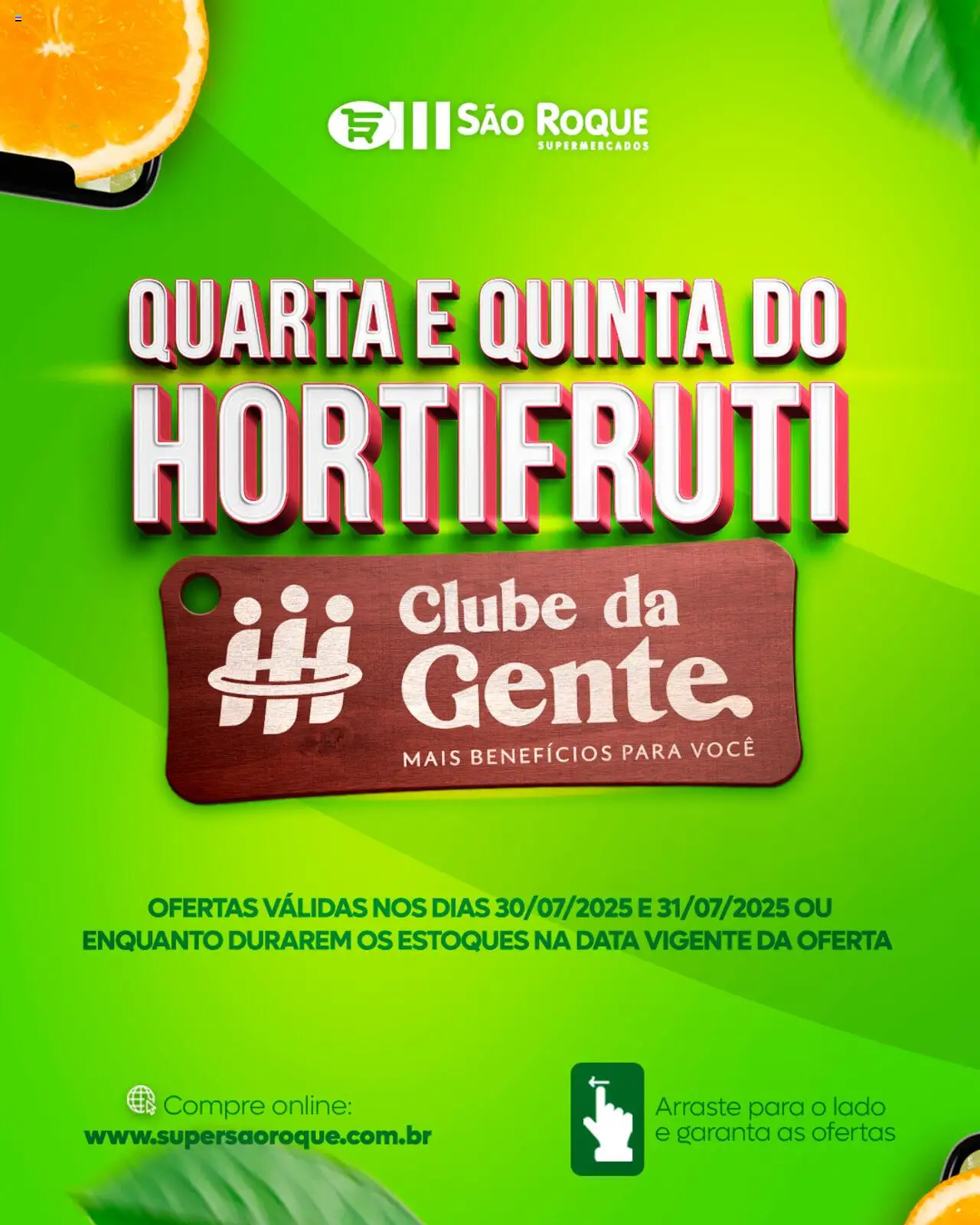 São Roque Supermercados Folheto - válido de 30.07.2025 | Página: 1
