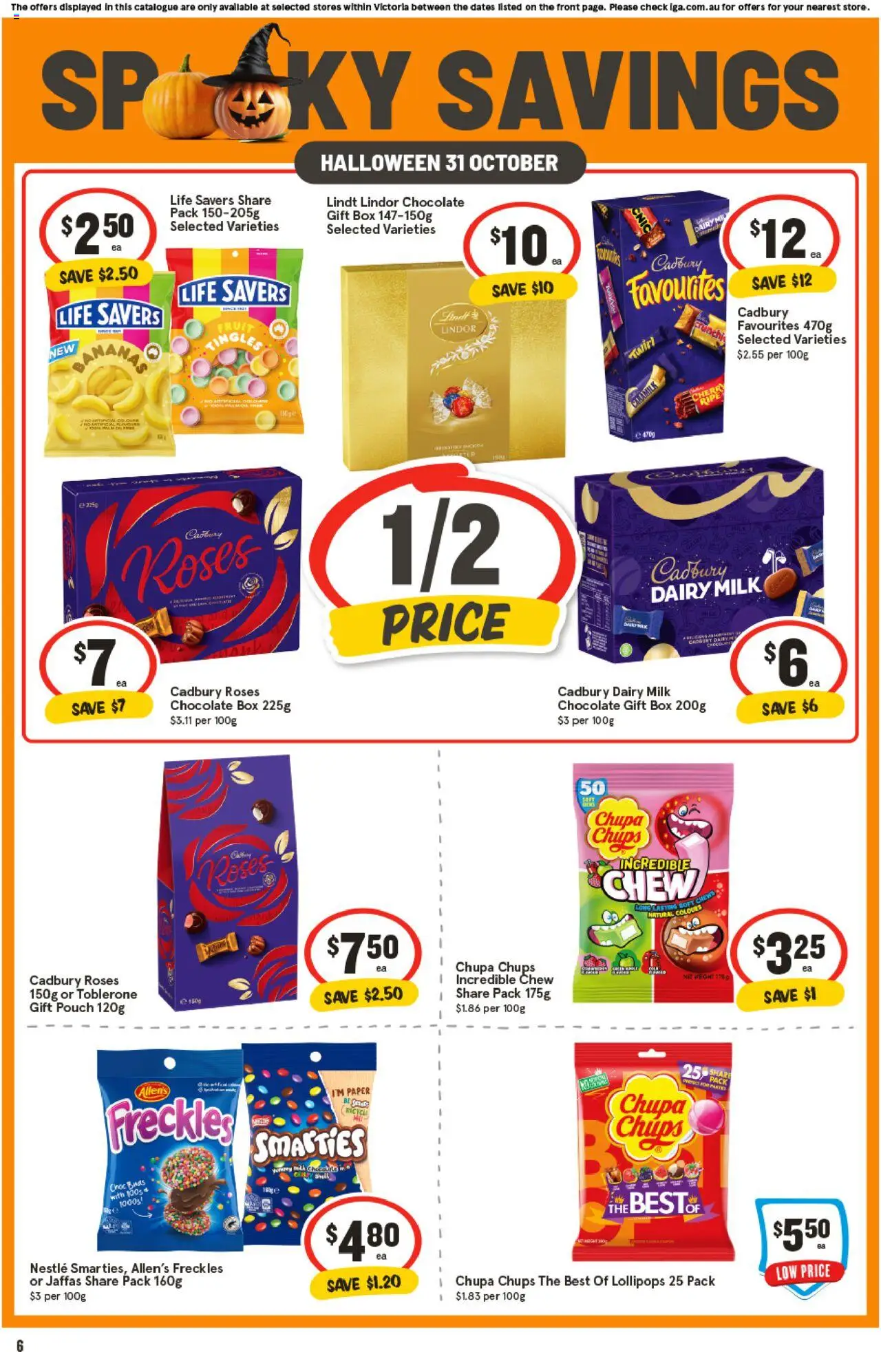 IGA catalogue - valid from 22.10.2025 | Page: 7 | Products: Box, Milk, Dairy, Chocolate