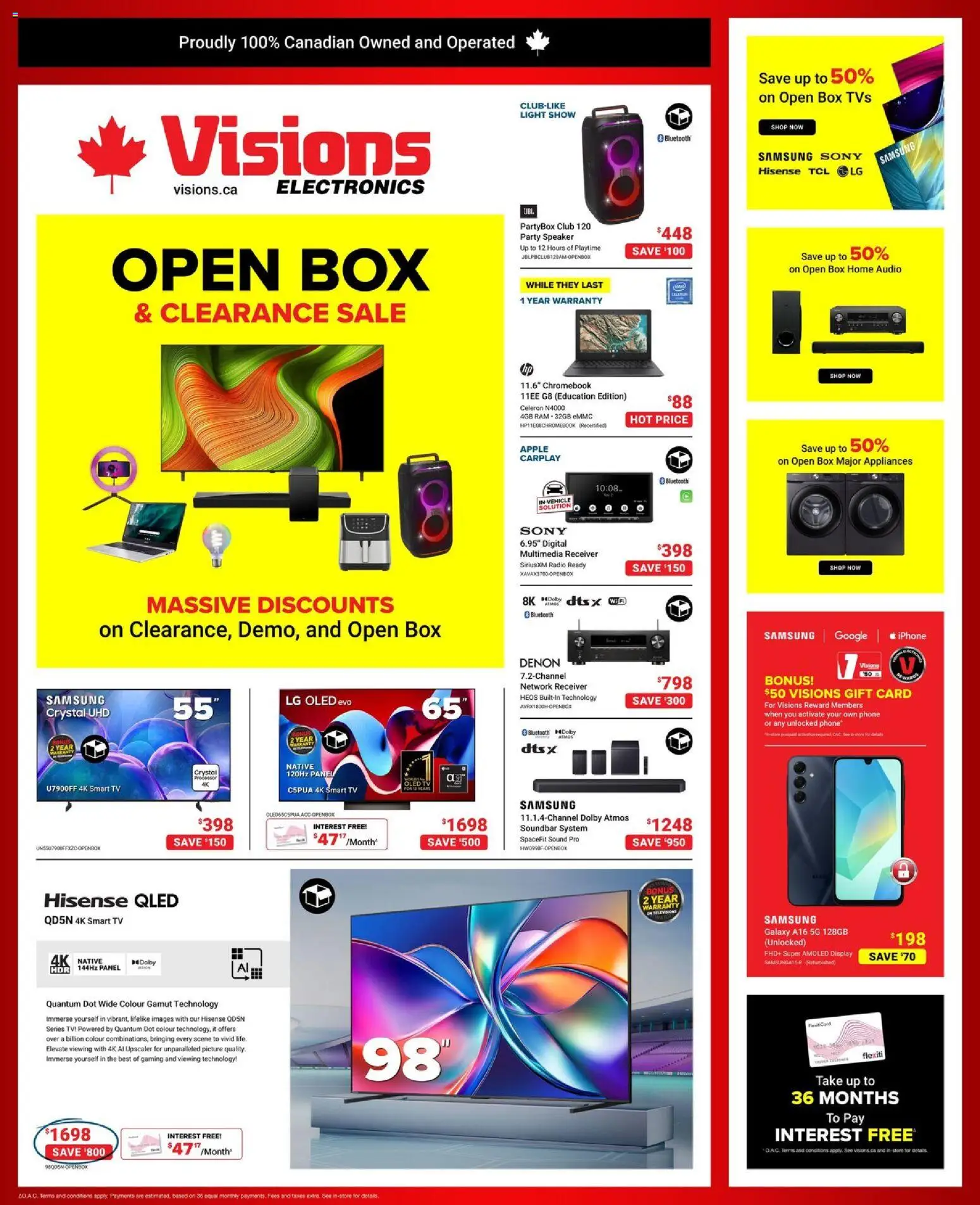 Visions flyer valid from 27.03.2026 | Page: 1 | Products: Phone, Radio, Speaker, Box