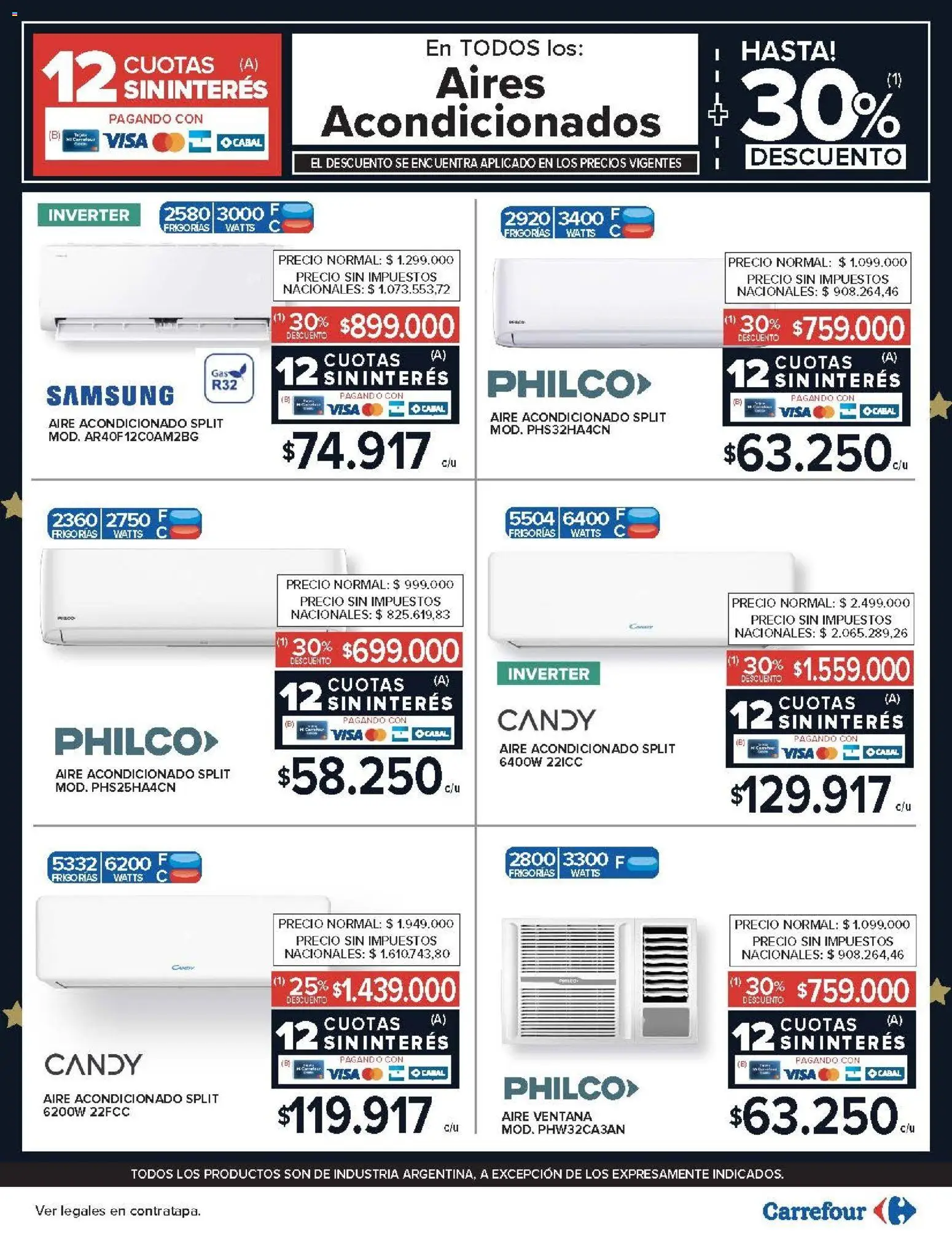 Carrefour ofertas │ válido desde el 26.12.2025 | Página: 26 | Productos: Aire acondicionado