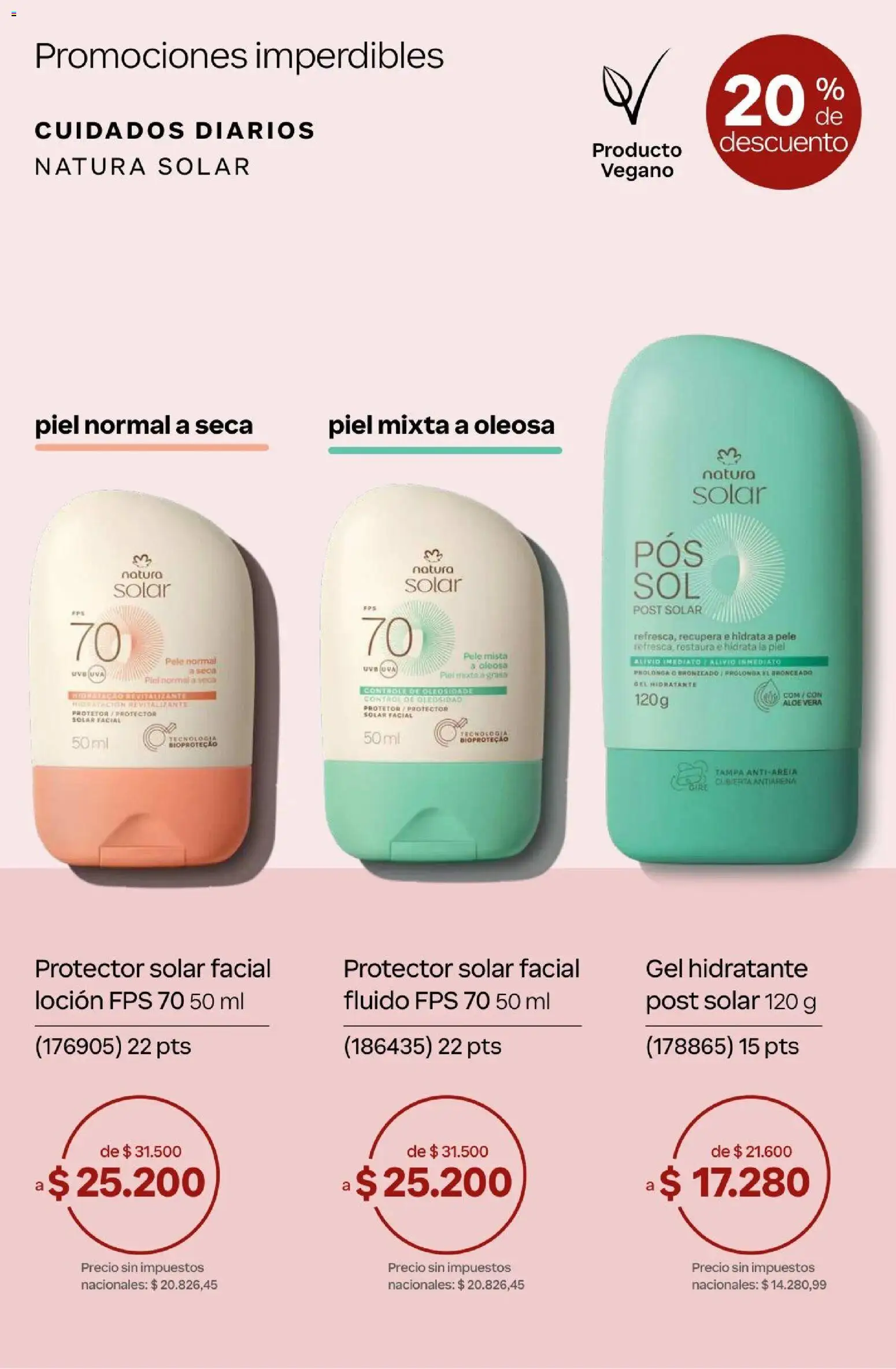 Natura Catálogo Ciclo 4/2026 │ válido desde el 01.04.2026 | Página: 59 | Productos: Protector solar, Loción, Uva