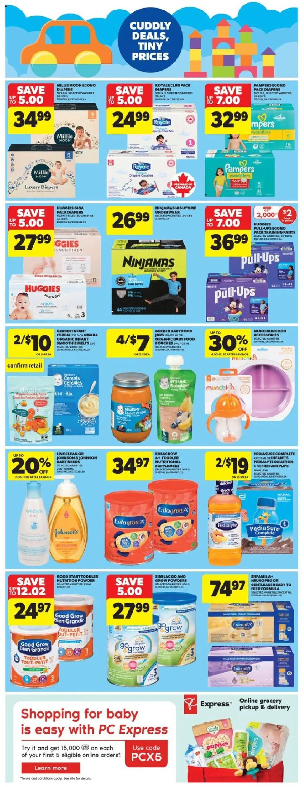 Real Canadian Superstore flyer valid from 18.09.2025 | Page: 26 | Products: Freezer, Powder, Pants, Underwear