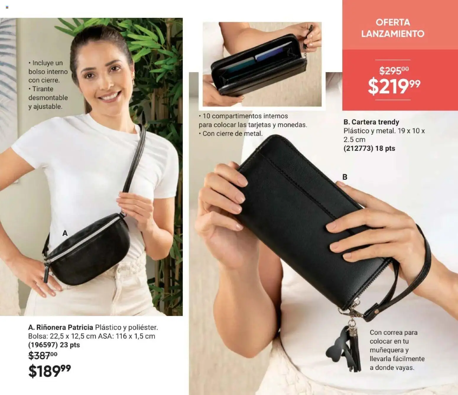 Nuevas ofertas de AVON válidas en toda la República Mexicana desde el 28.11.2025. ¡Encuentra las mejores ofertas en AVON Casa & Estilo 18 2025! | Página: 141 | Productos: Bolsa, Bolso