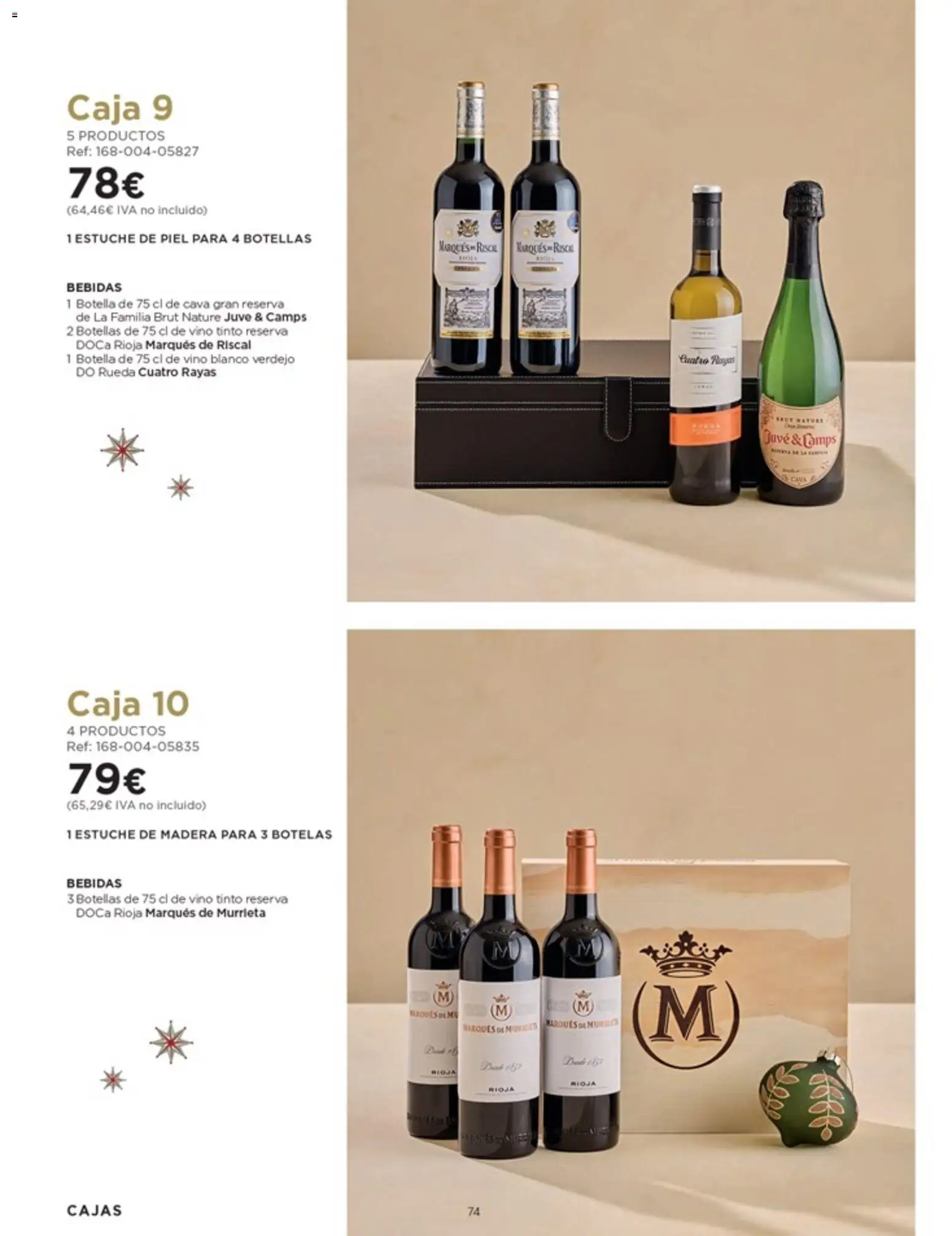 Nuevas ofertas de El Corte Inglés válidas en toda la República Mexicana desde el 03.10.2025. ¡Encuentra las mejores ofertas en El Corte Inglés catálogo Especial Cataluña! | Página: 74 | Productos: Estuche, Botella, Vino, Caja