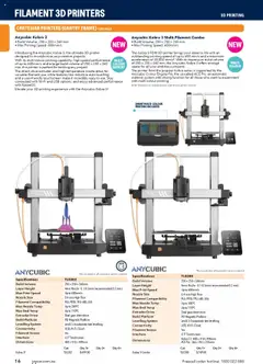 Preview of Jaycar Engineering & Scientific Catalogue 2025/2026  - valid from 09.07.2025 | Page: 16 | Products: Printer, Usb, Bed