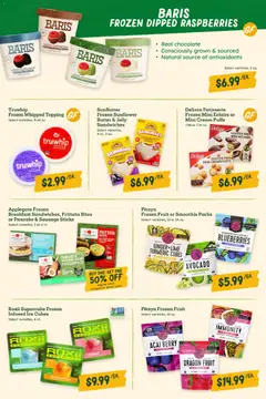 Preview of Sprouts weekly ads valid from 25.03.2026 | Page: 19 | Products: Turmeric, Avocado, Sugar, Blueberries