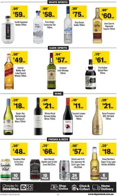 Coles catalogue - valid from 17.09.2025 | Page: 47 | Products: Jumper, Beer, Vodka, Rum