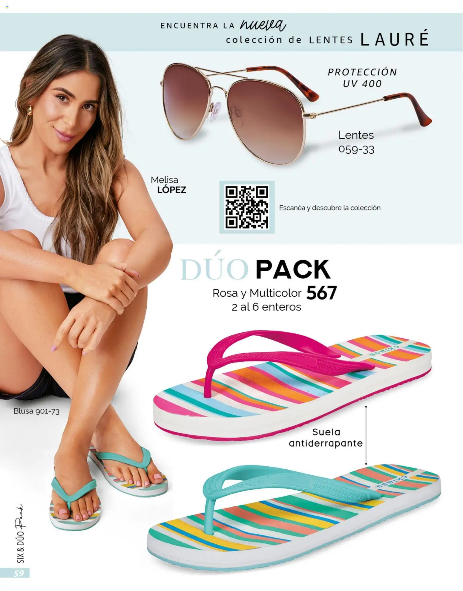 Nuevas ofertas de Cklass válidas en toda la República Mexicana desde el 02.01.2026. ¡Encuentra las mejores ofertas en Cklass catálogo Six & Dúo pack! | Página: 60 | Productos: Blusa, Lentes