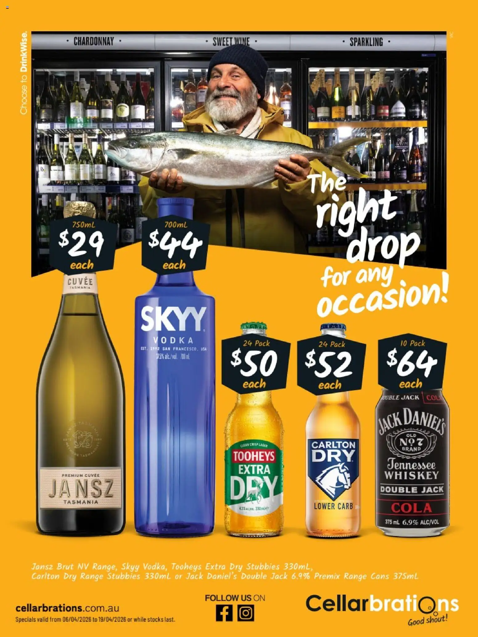 Cellarbrations catalogue - valid from 06.04.2026 | Page: 1 | Products: Wine, Vodka, Whiskey