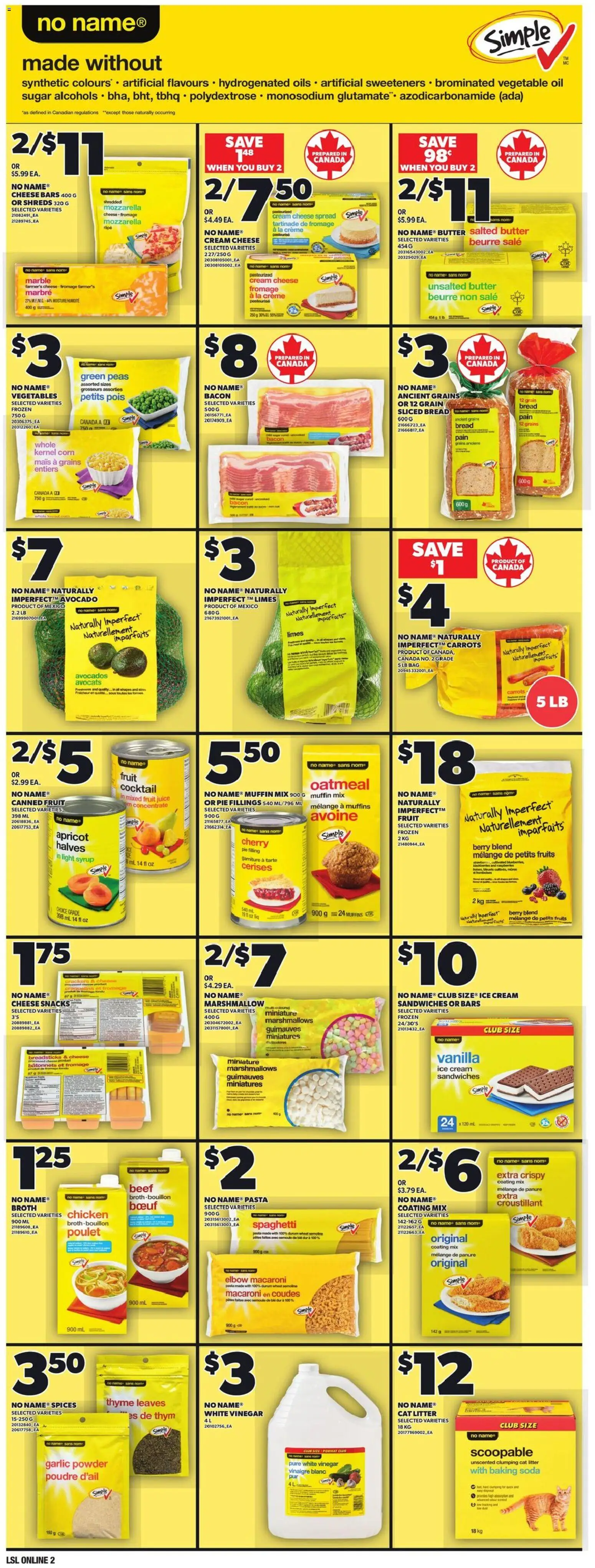 Loblaws flyer valid from 01.01.2026 | Page: 9 | Products: Powder, Butter, Cheese, Oil