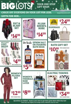Preview of Big Lots weekly ads valid from 11.12.2025