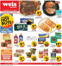 Preview of Weis weekly ads valid from 25.09.2025