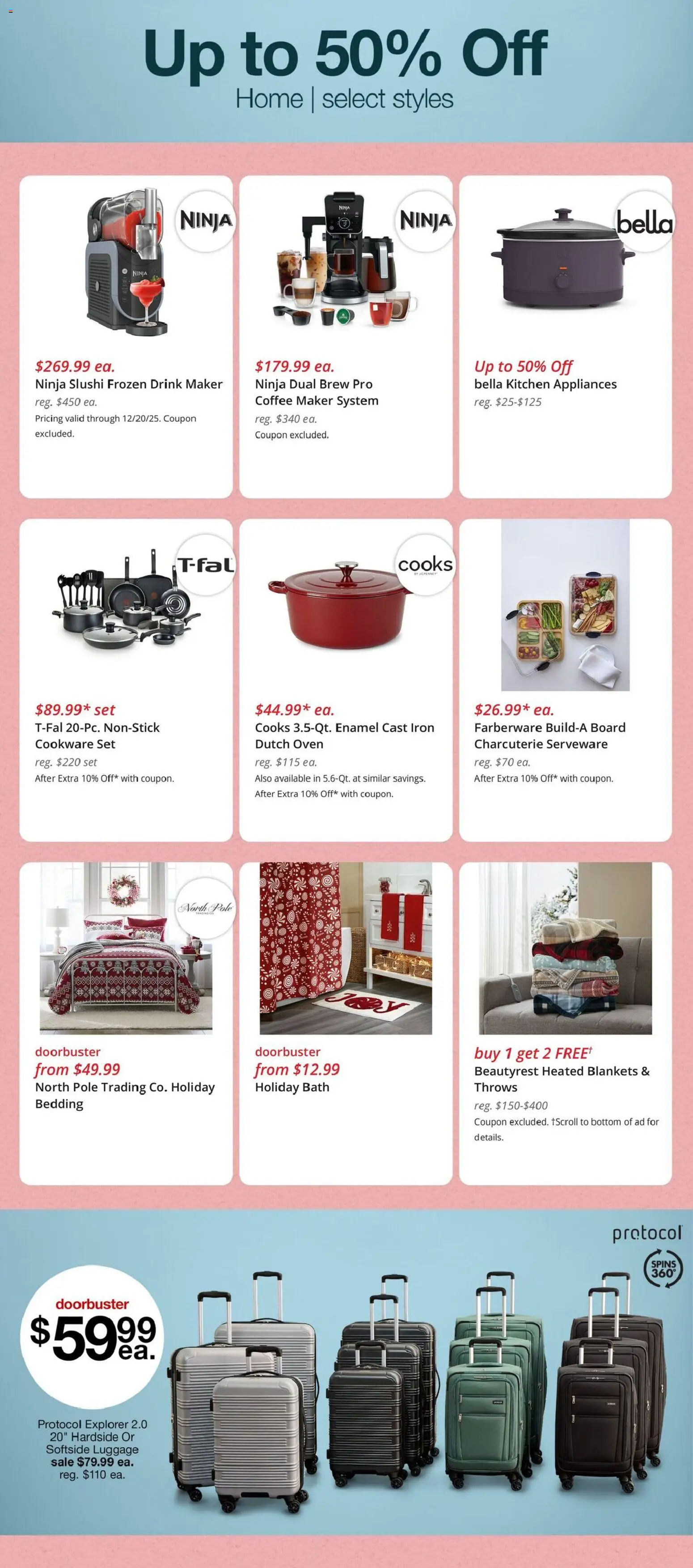 JCPenney Weekly Ad - valid from 19.12.2025 | Page: 6 | Products: Bath, Coffee, Oven, Coffee maker