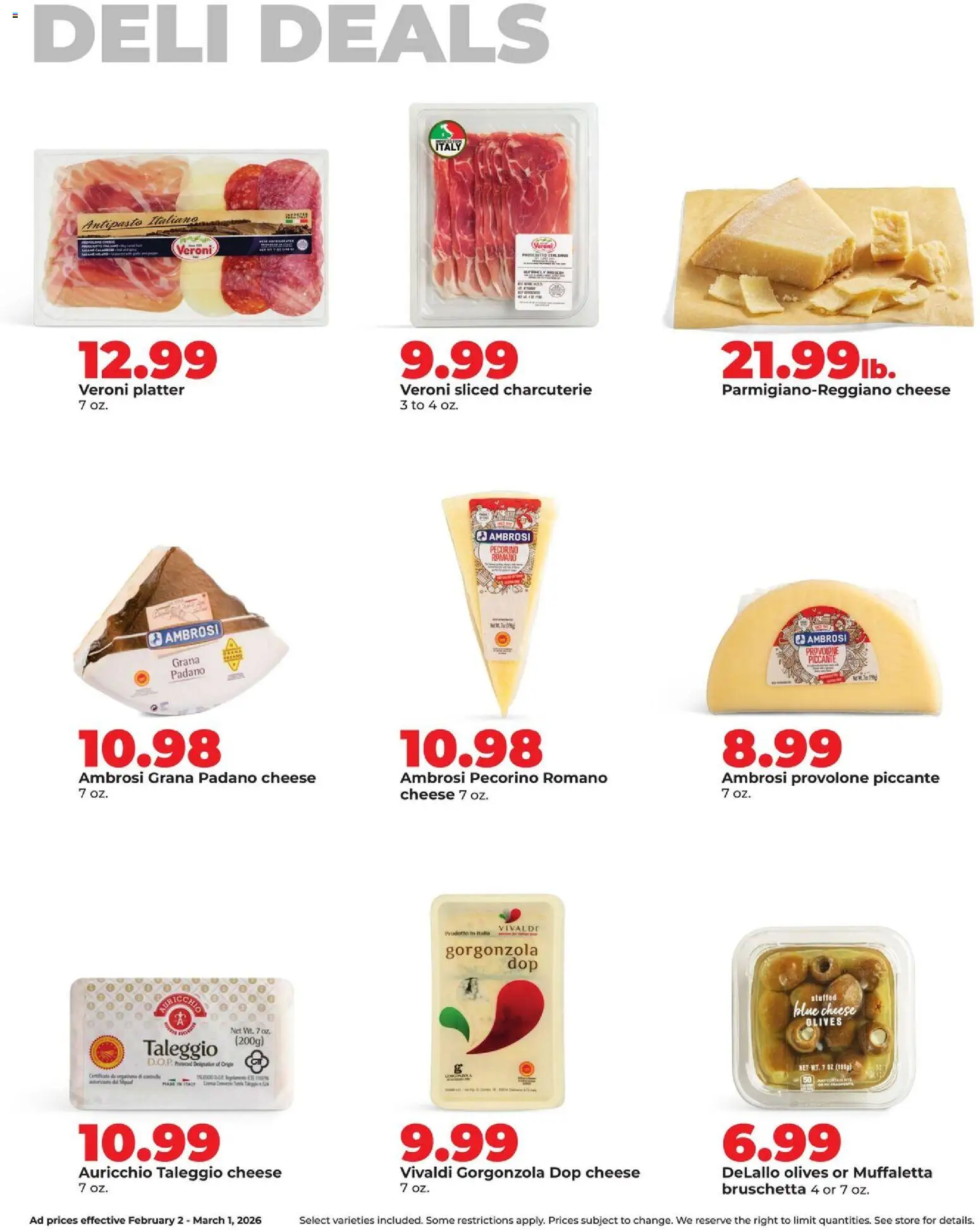 HyVee Deals Good All Month Long  - valid from 02.02.2026 | Page: 7 | Products: Cheese