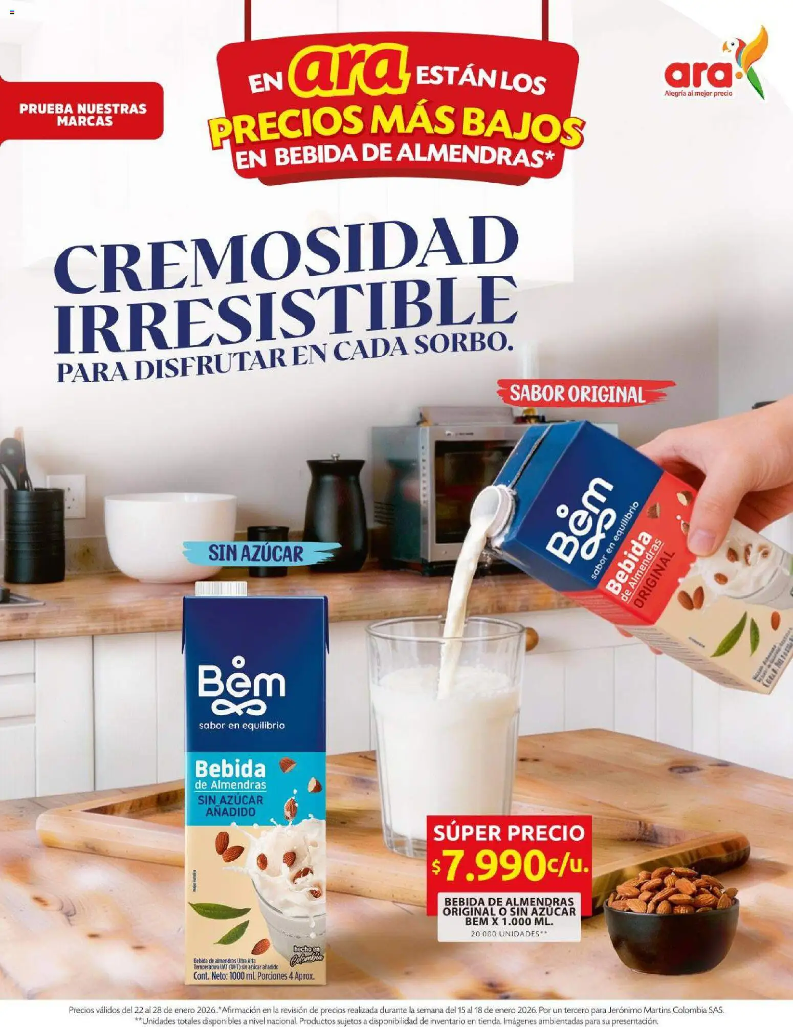 Ara revista - valida desde el 15.01.2026 | Página: 8 | Productos: Almendras, Azucar