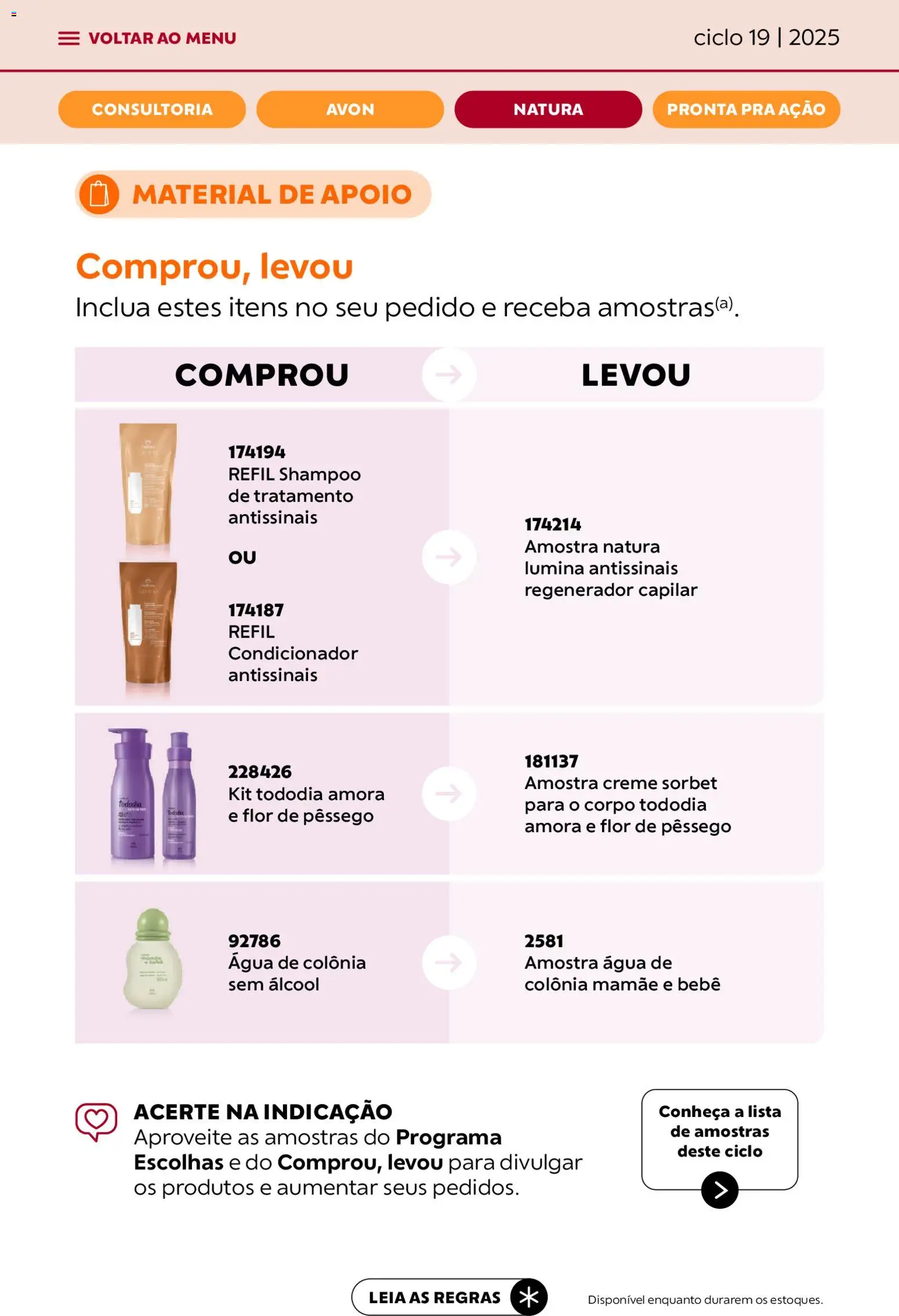 Avon Folheto - válido de 21.11.2025 | Página: 63 | Produtos: Shampoo, Pêssego, Condicionador, Creme