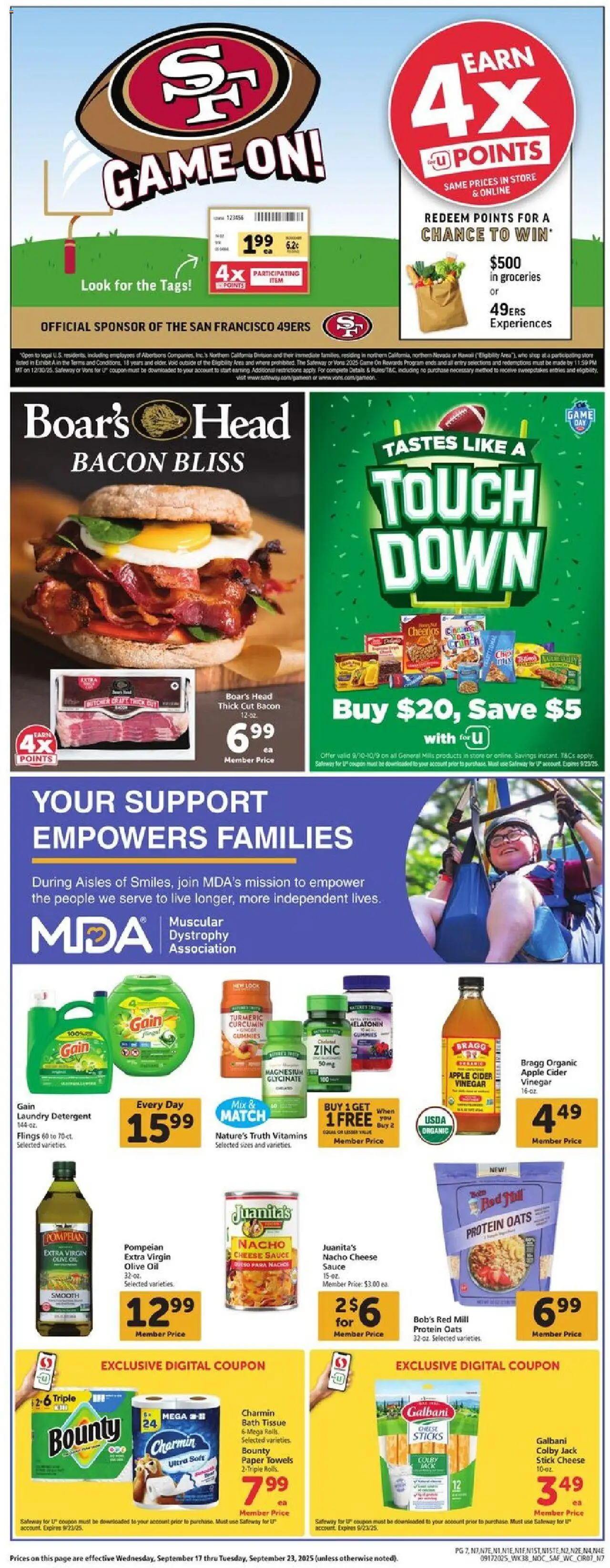 Safeway Weekly Ad - valid from 17.09.2025 | Page: 7 | Products: Apple Cider Vinegar, Cider, Wc, Oil