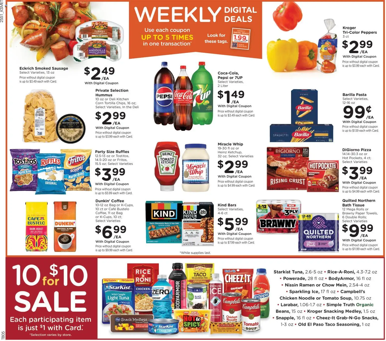 King Soopers Weekly Ad - valid from 21.01.2026 | Page: 2 | Products: Coffee, Pizza, Ketchup, Salt